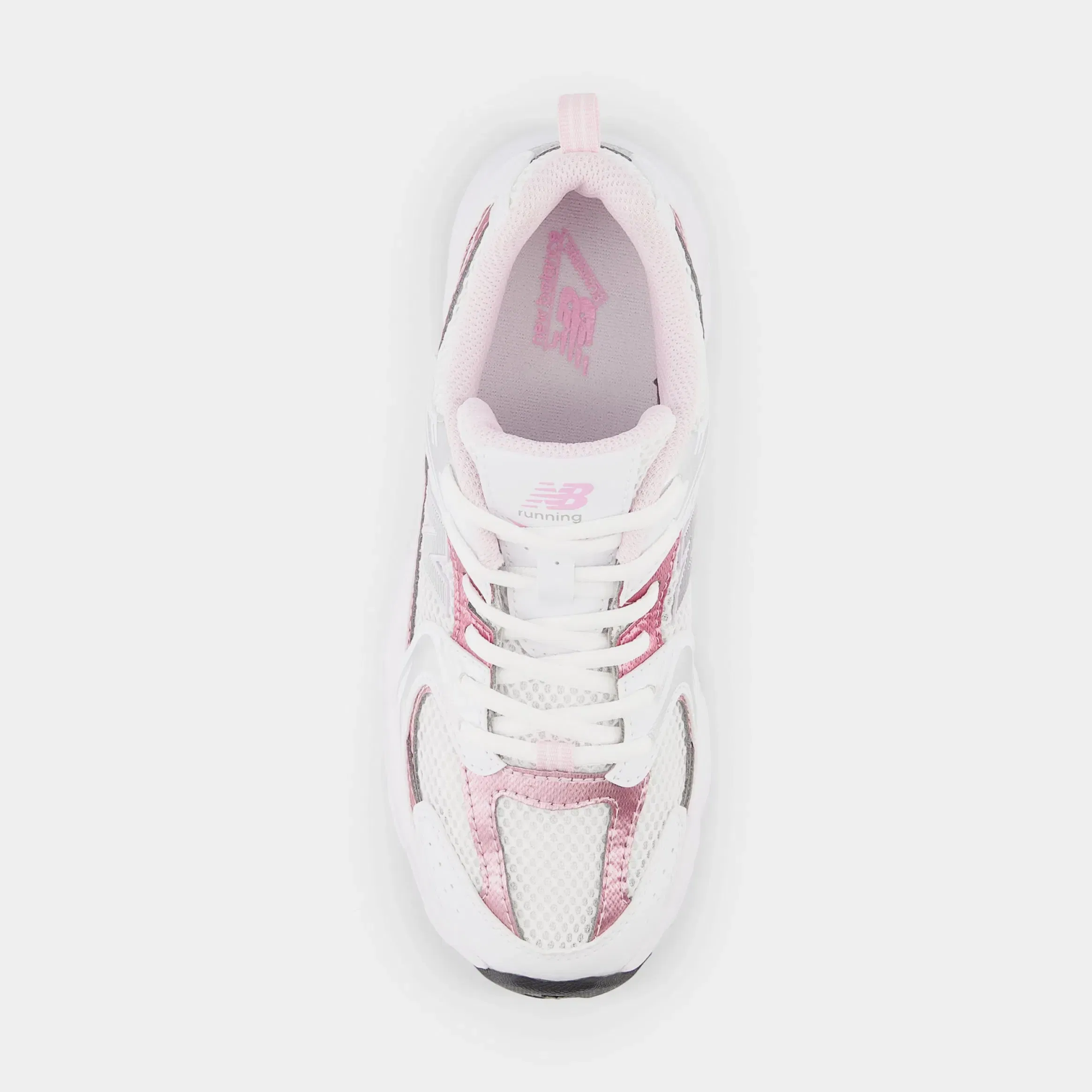 NEWBALANCE 530 Grade School Running Shoes (White/Pink Sugar)