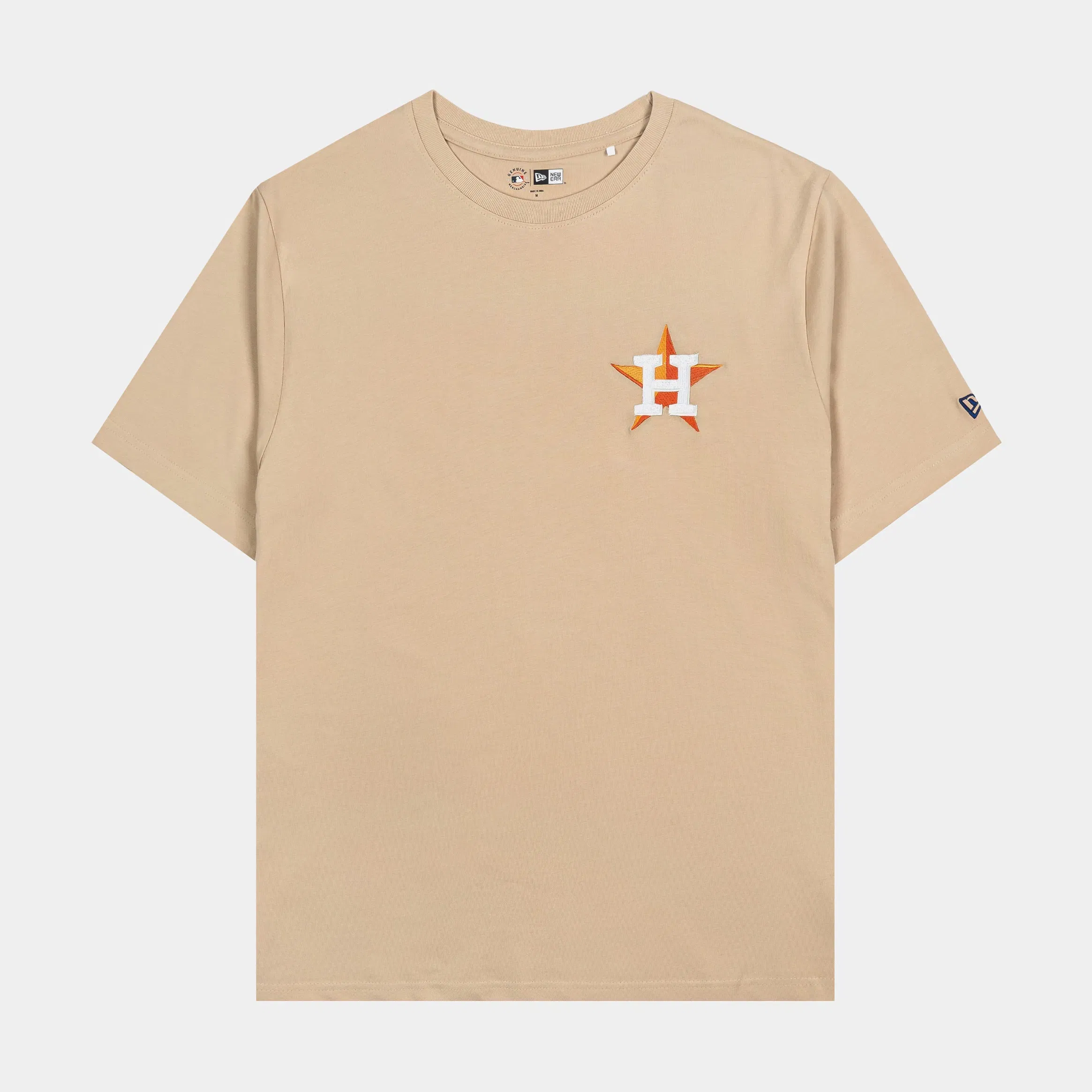 New Era Houston Astros Mens Short Sleeve Shirt (Brown/Multi)