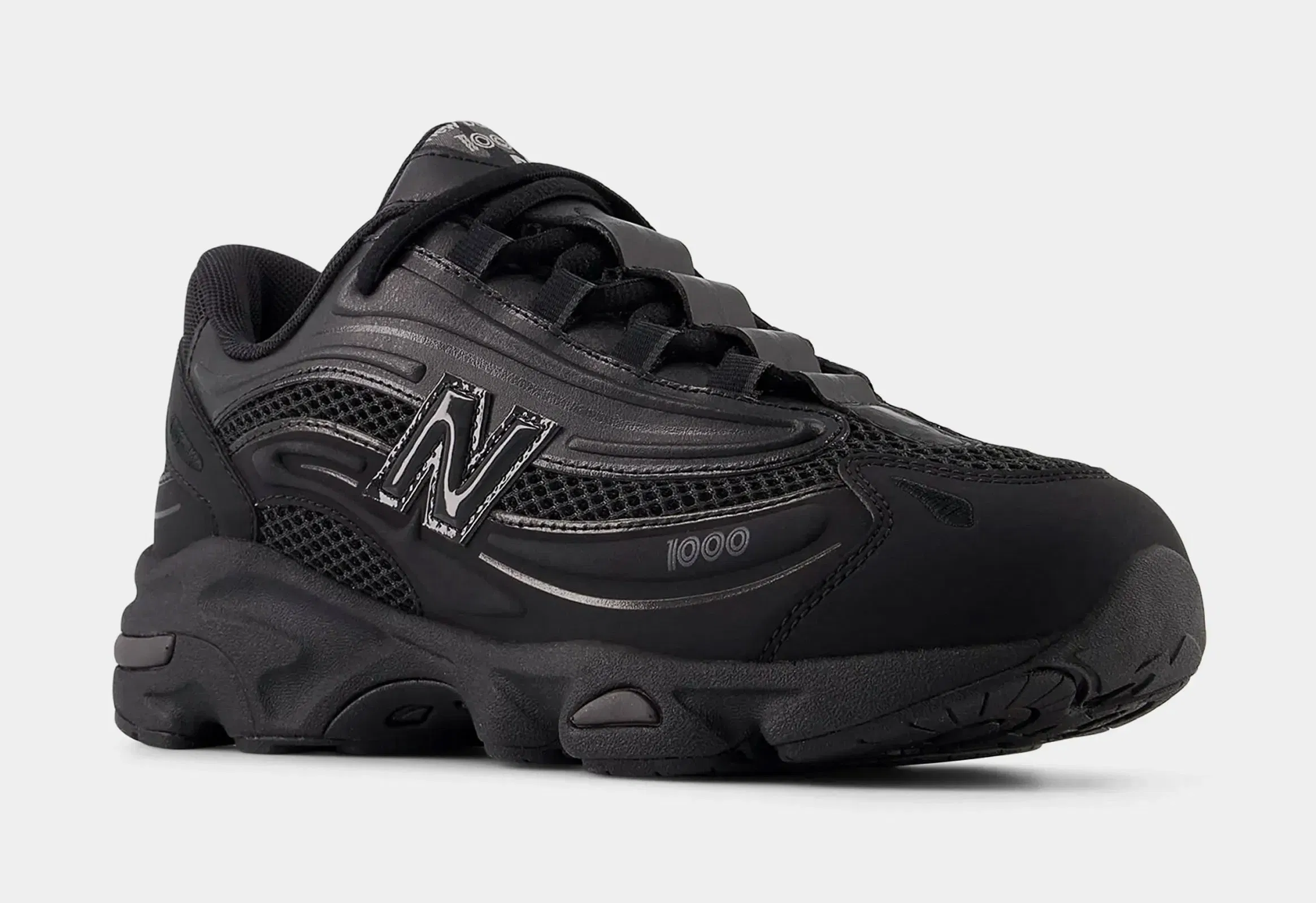 NEWBALANCE 1000 Grade School Running Shoes (Black/Black)