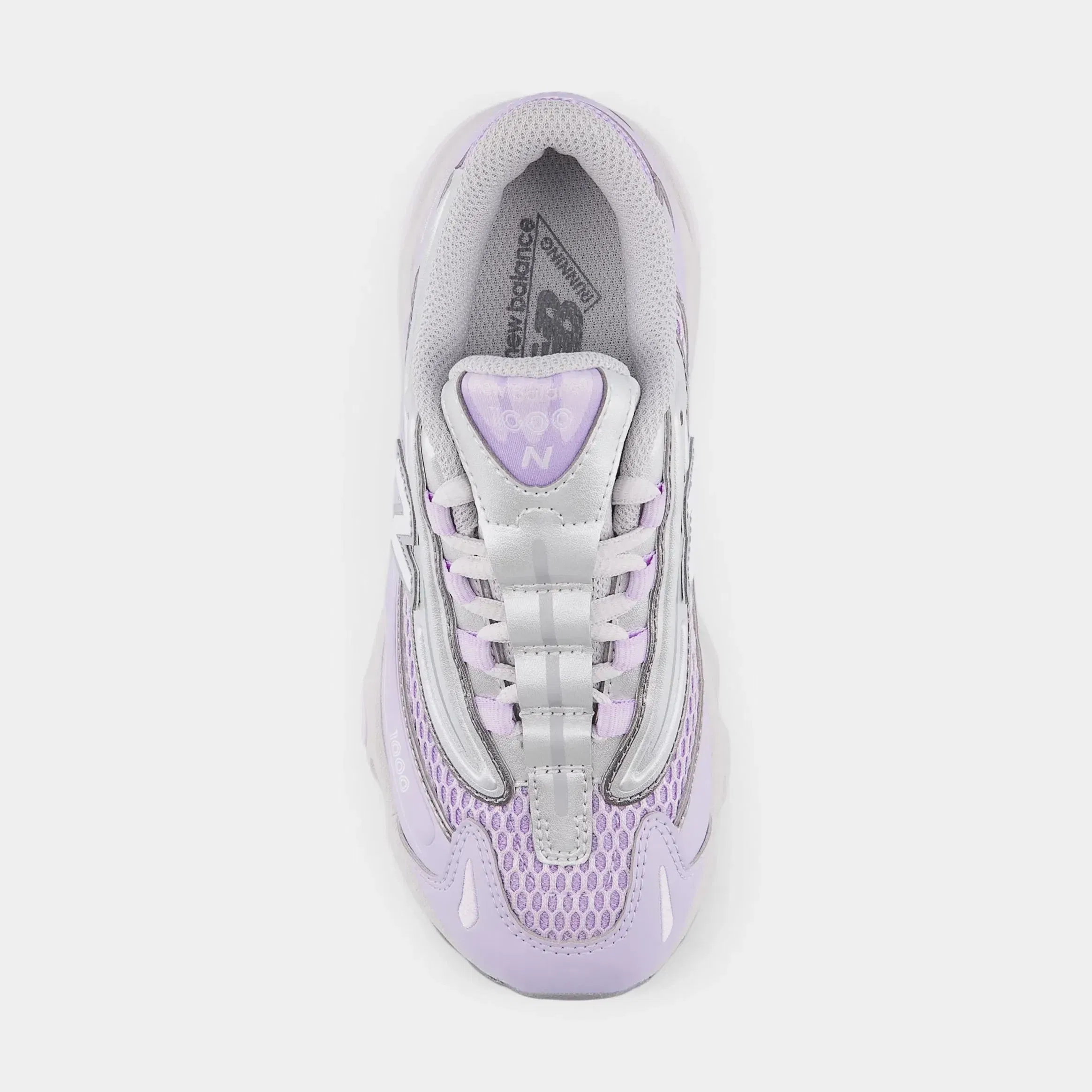 NEWBALANCE 1000 Preschool Running Shoes (Bright Lavender/Light Silver Metallic)