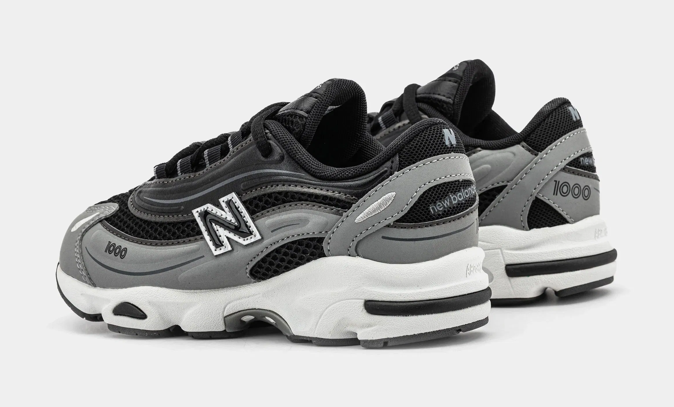 NEWBALANCE 1000 Preschool Running Shoes (Black/Grey)
