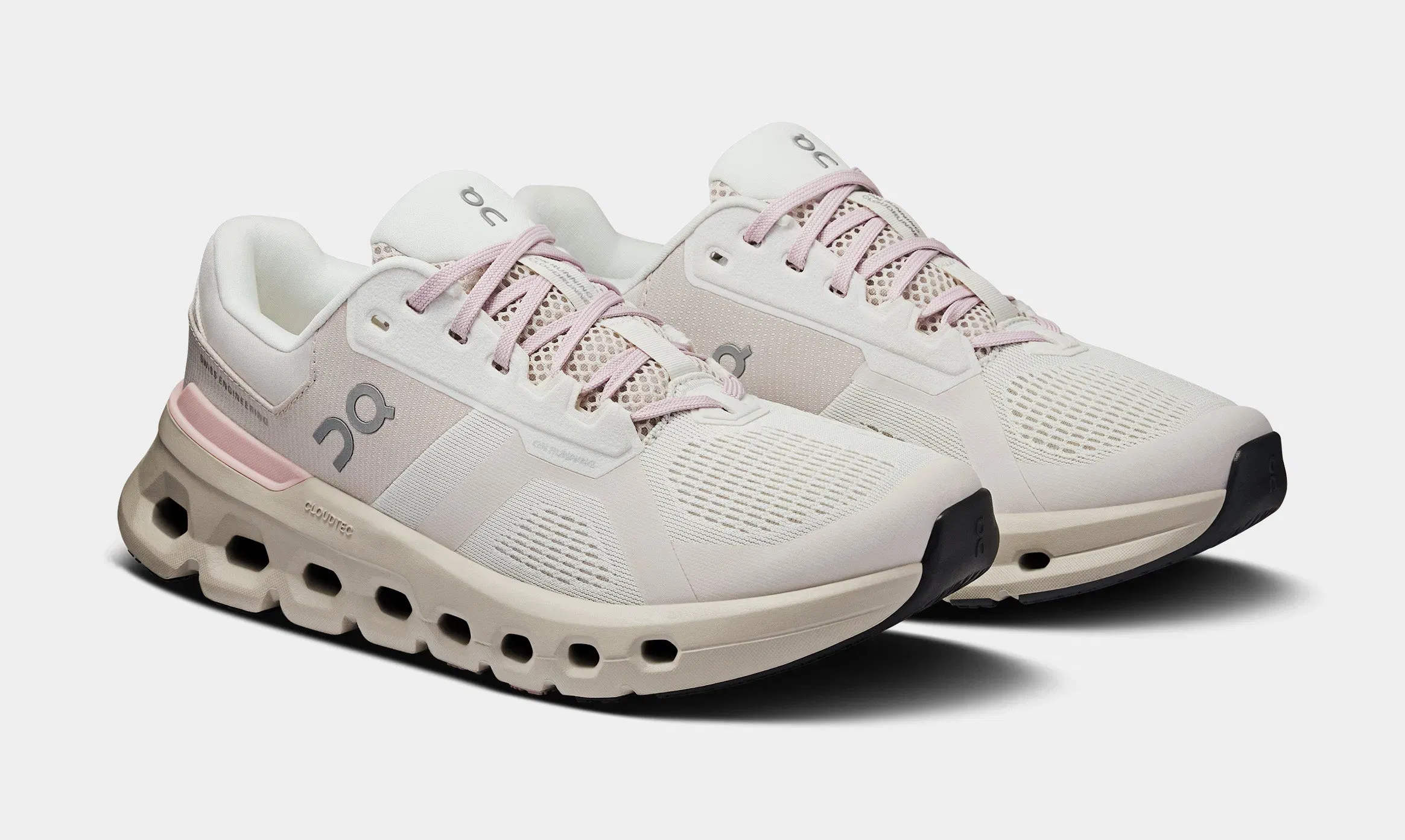 On Running Cloudrunner 2 Womens Running Shoes (Silver/Mauve)