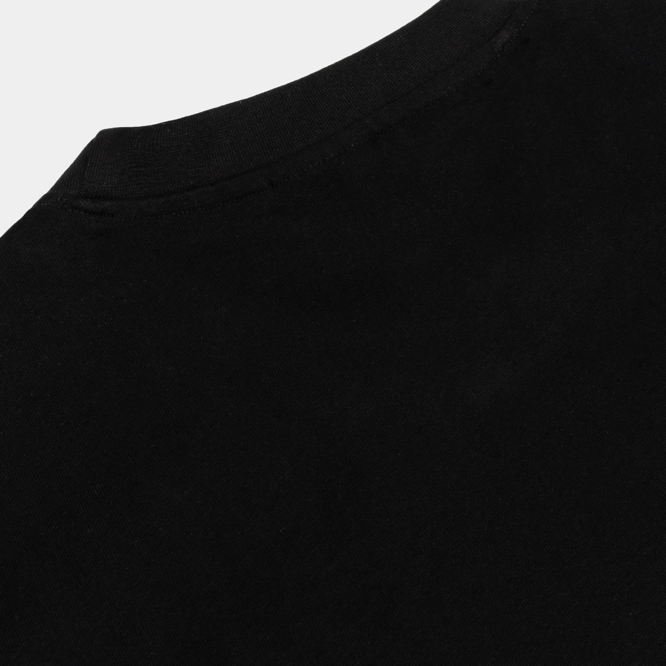 MAISON ARTICLE Cropped Tee Mens Short Sleeve Shirt (Black)
