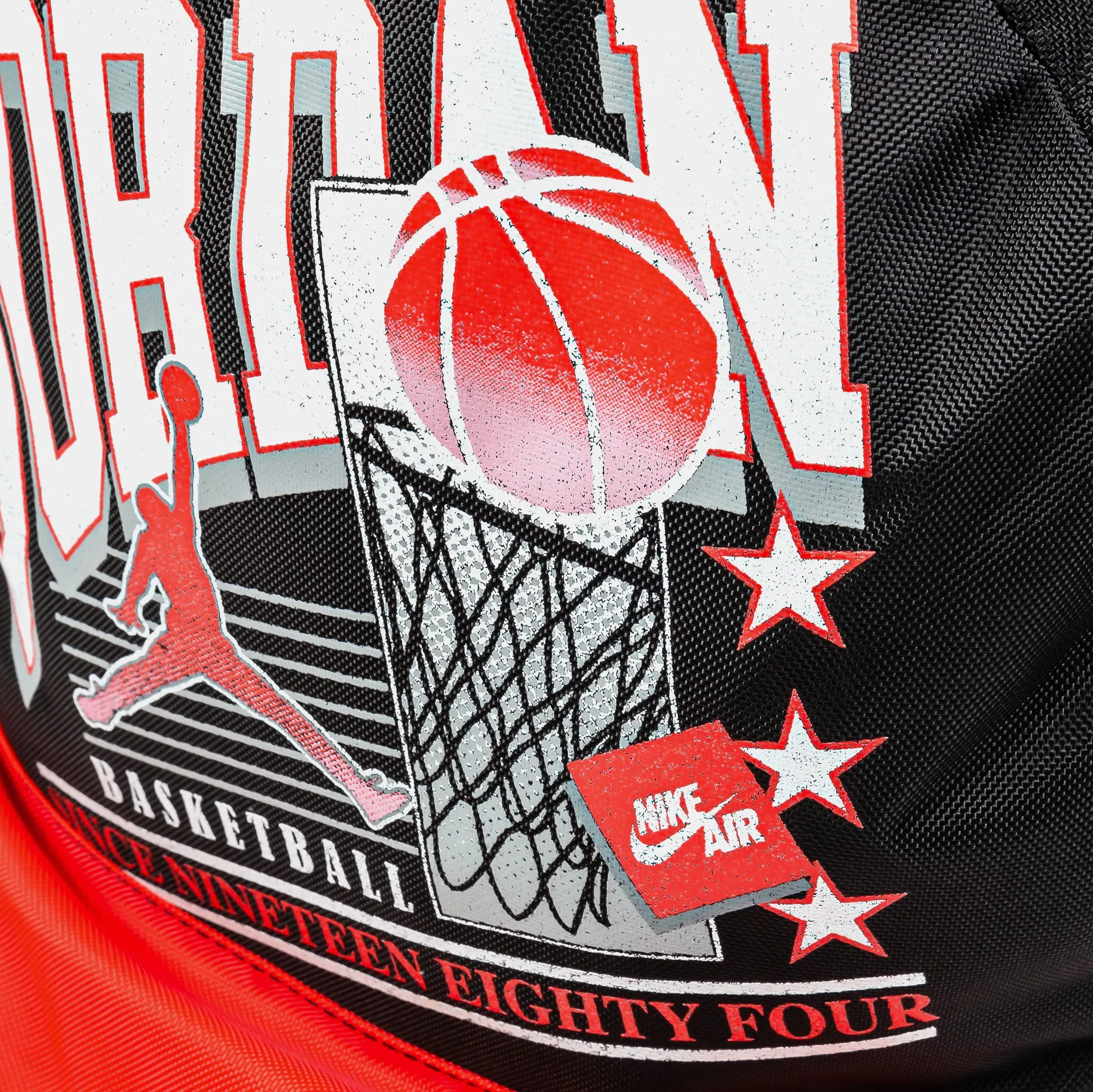 Air Jordan JAM 84 Grade School Backpack (Black/Red)