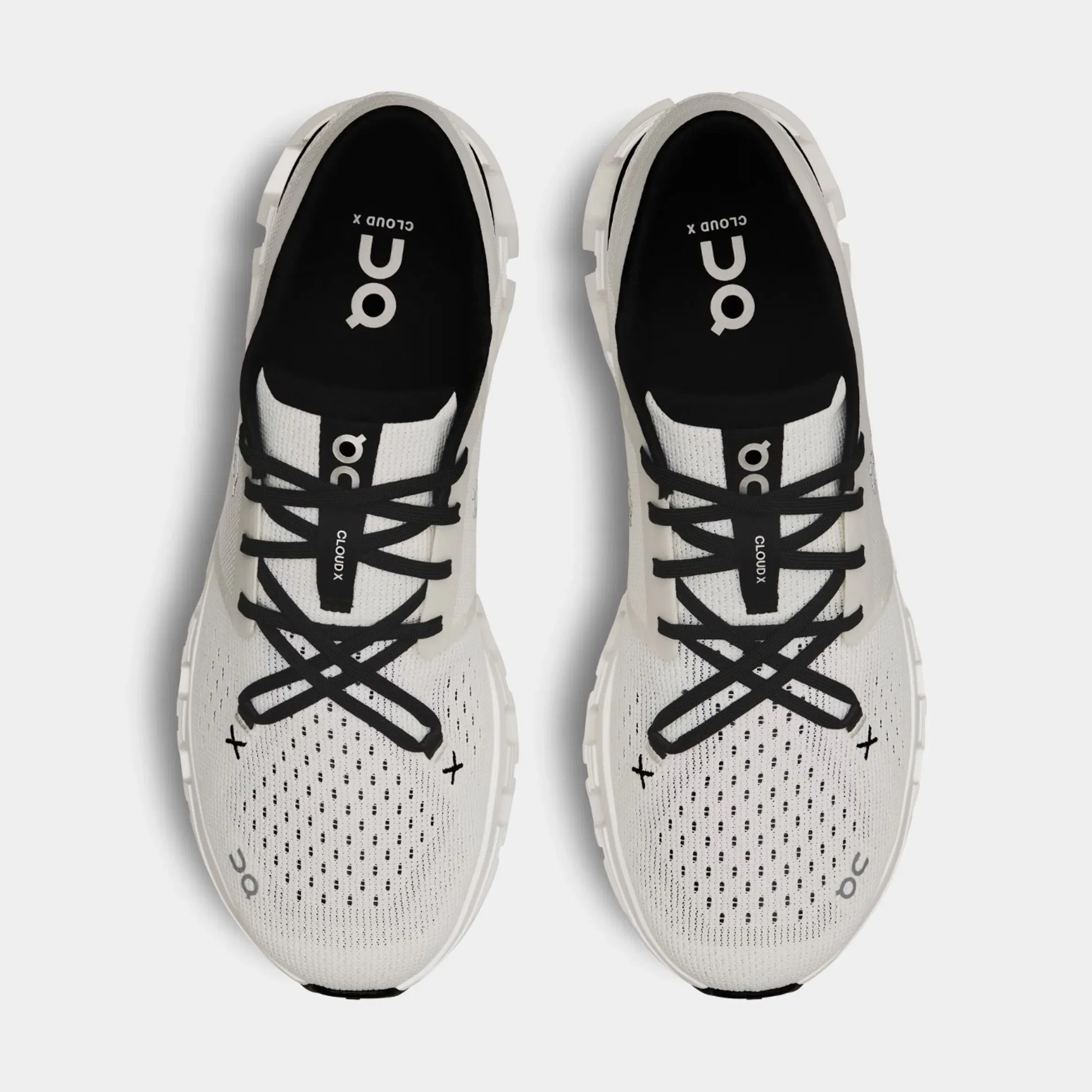 On Running Cloud X Mens Running Shoes (White/Black)