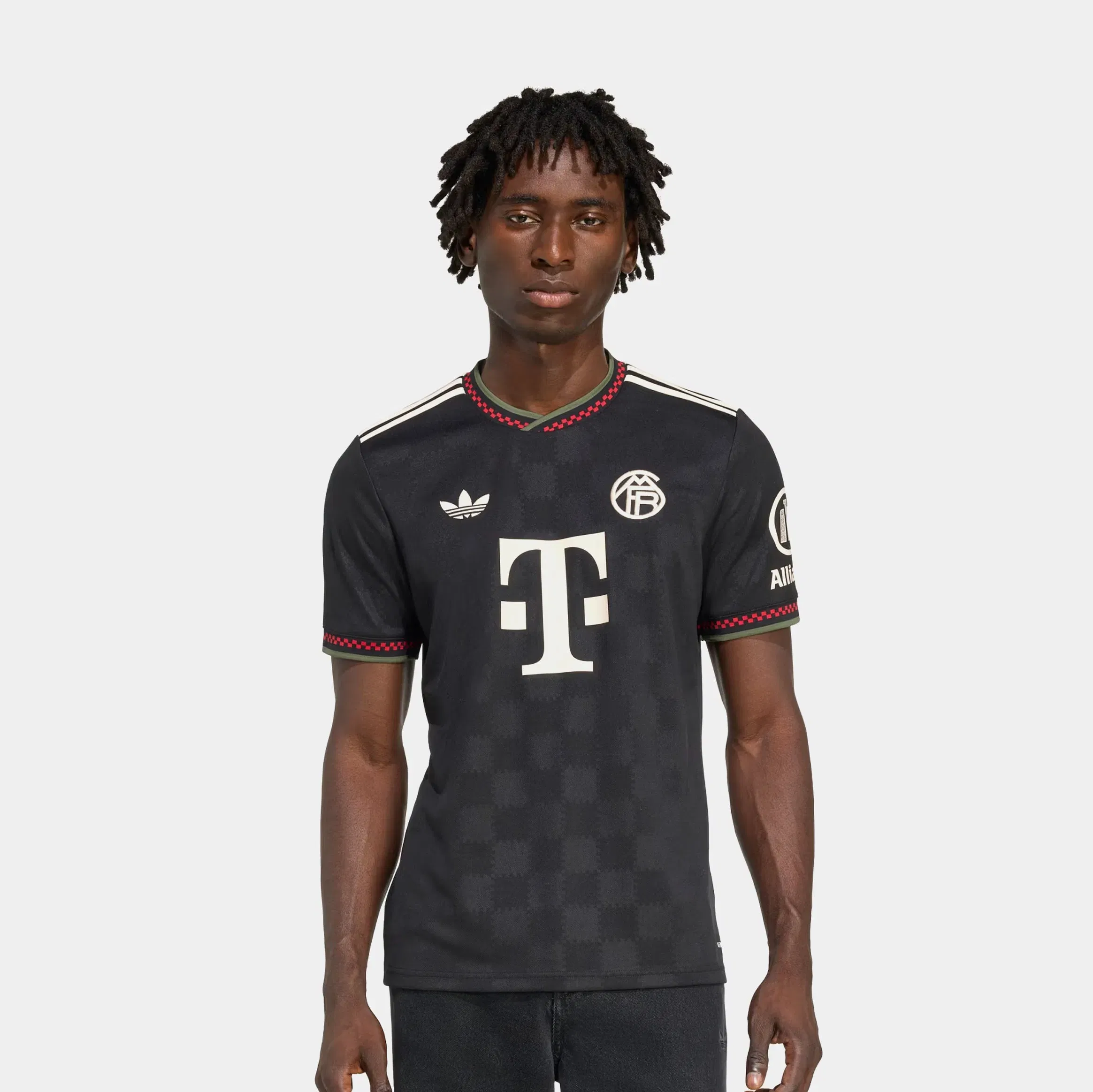 adidas FC Bayern 26/26 Third Mens Jersey (Black/Red)