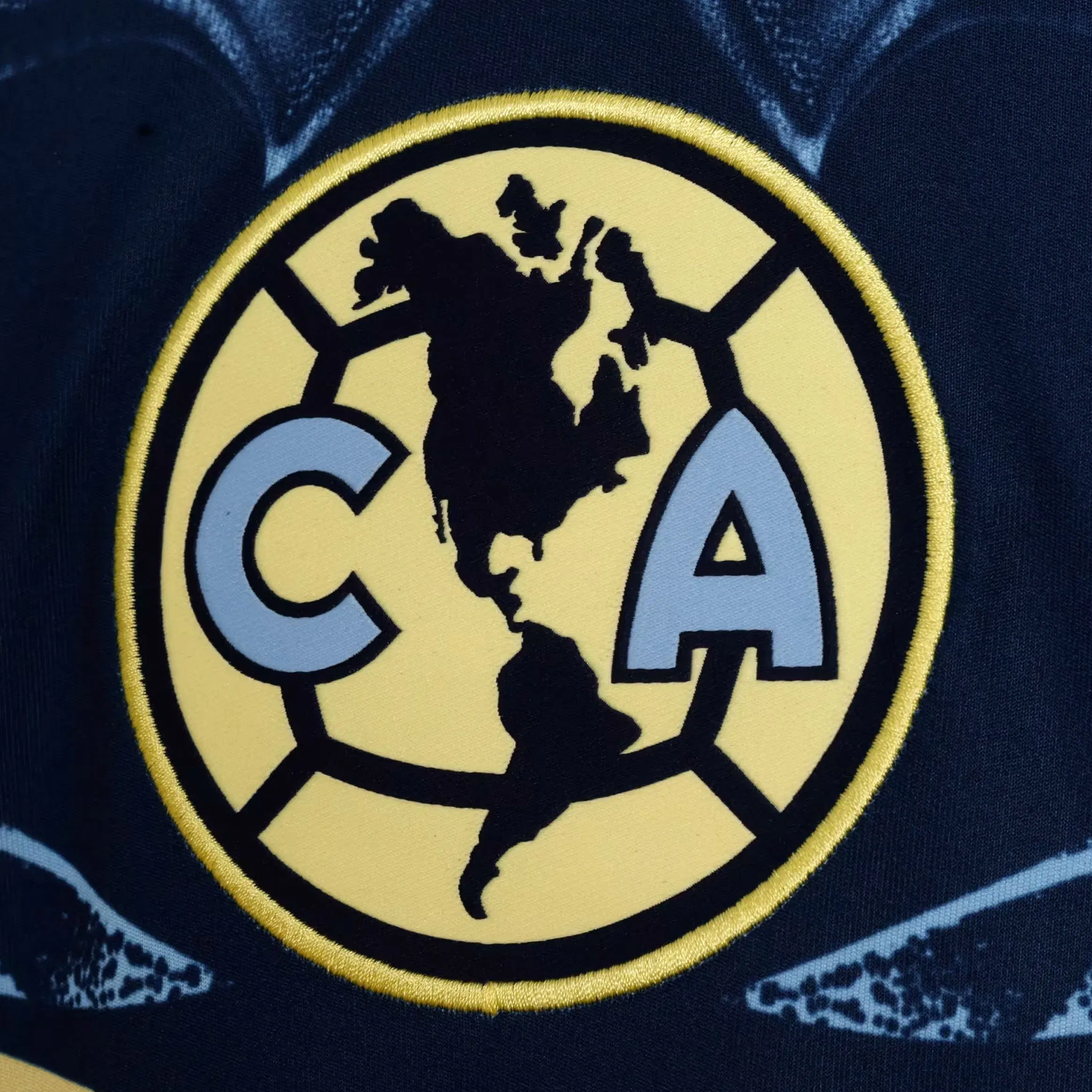 adidas Club America Caliente 25/26 Away Mens Jersey (Navy Blue/Yellow)