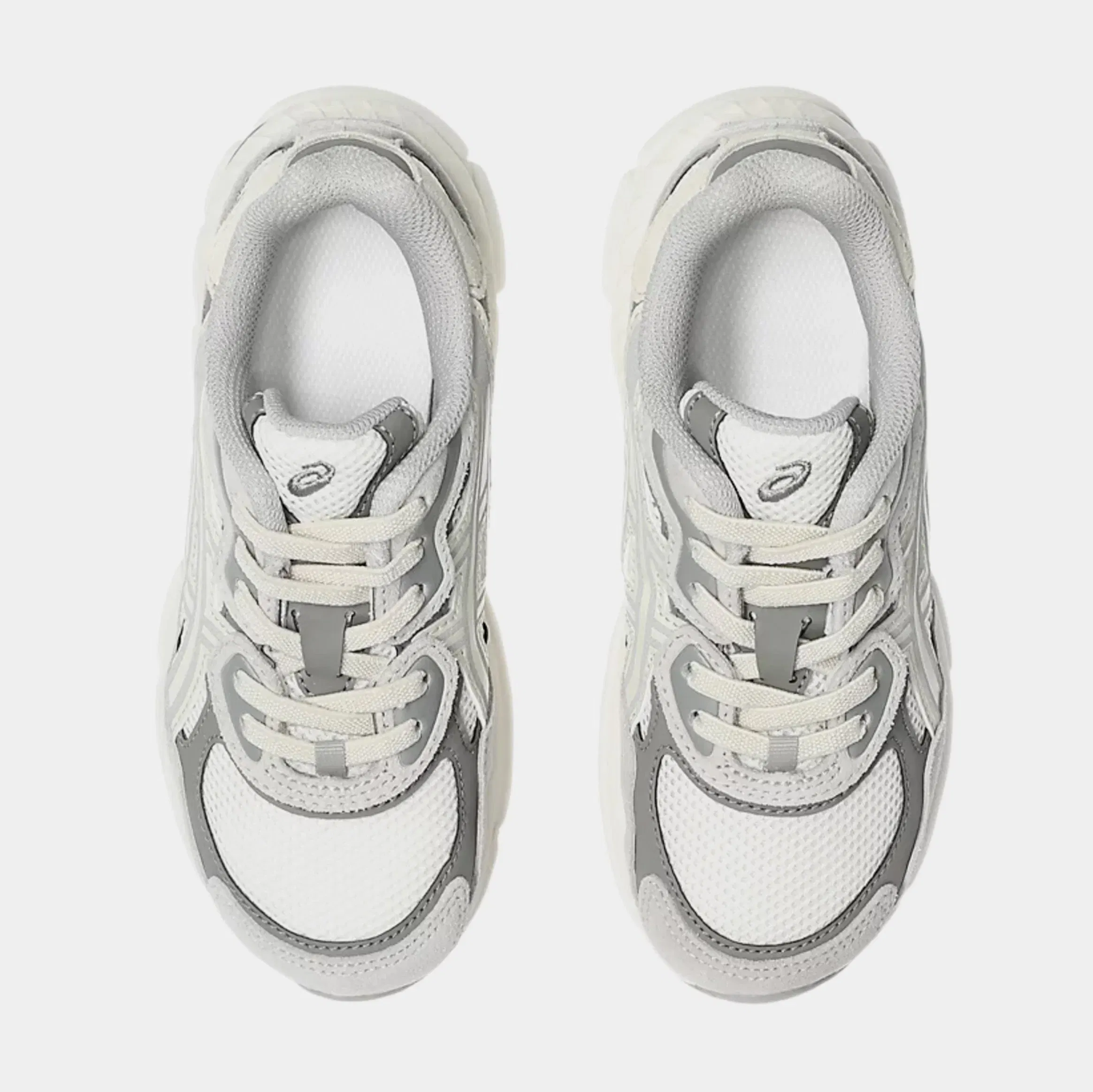 ASICS Gel NYC Preschool Running Shoes (Cream/Oyster Grey)