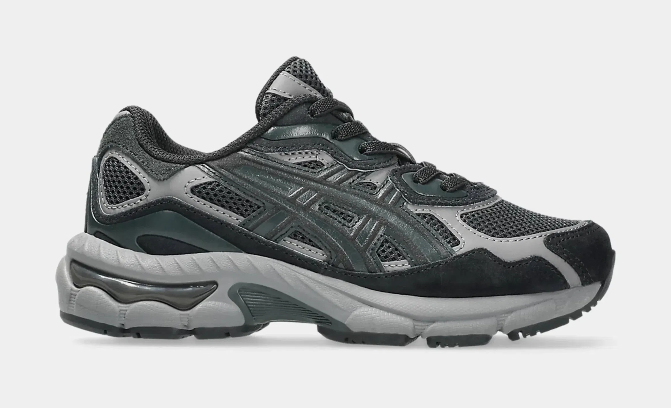 ASICS Gel NYC Preschool Running Shoes (Graphite Grey/Black)