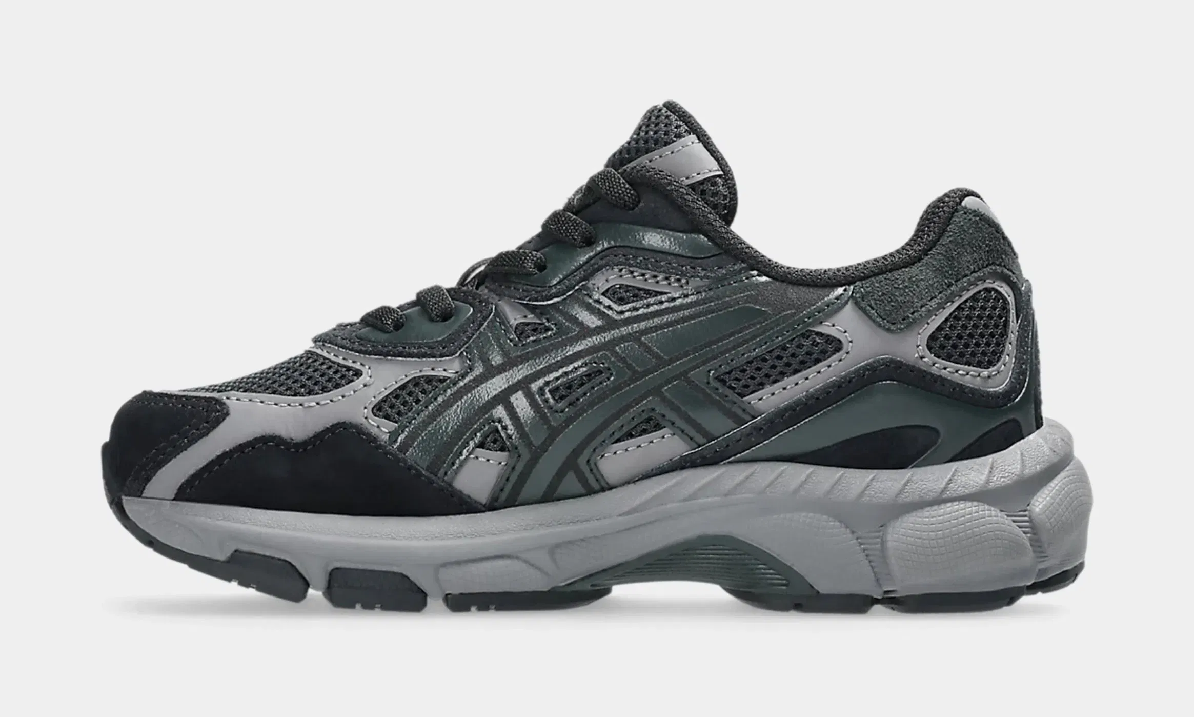 ASICS Gel NYC Preschool Running Shoes (Graphite Grey/Black)