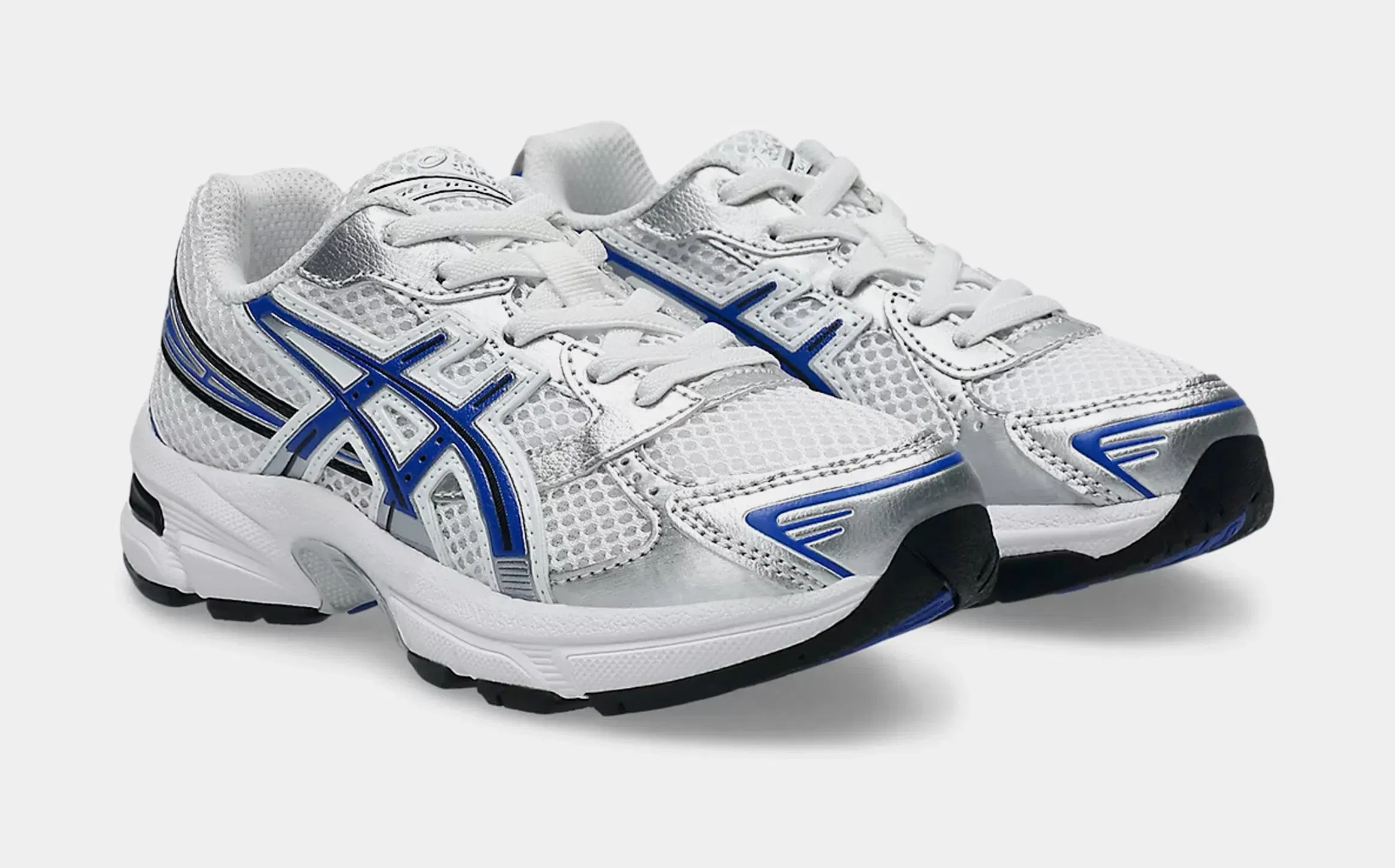 ASICS Gel 1130 Preschool Running Shoes (White/Asics Blue)