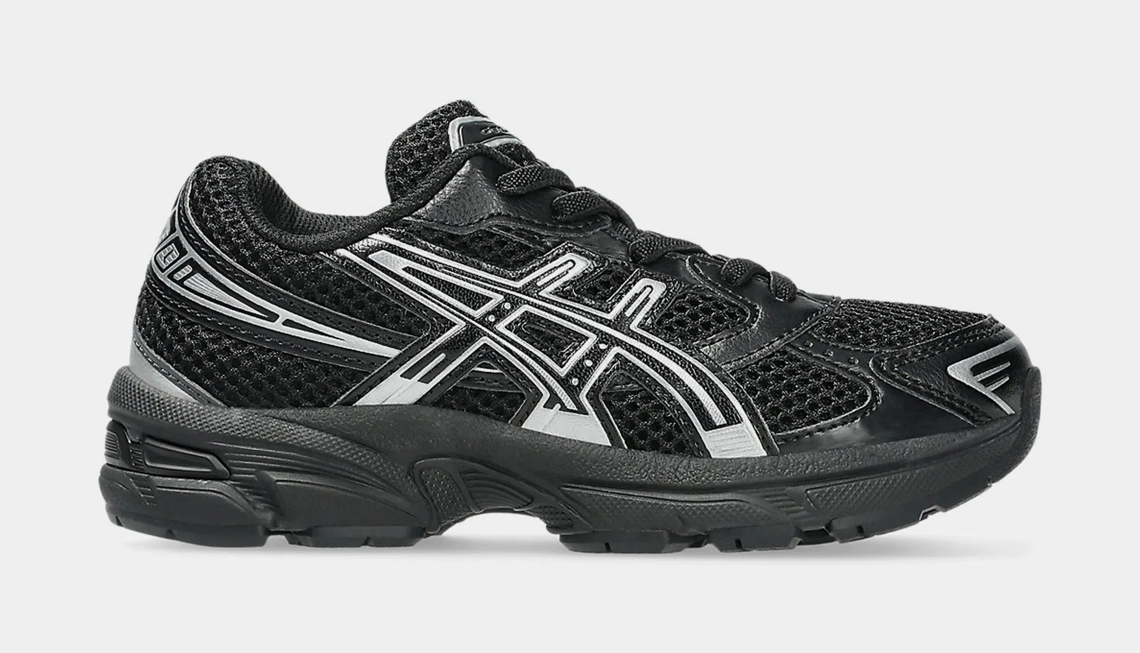 ASICS Gel 1130 Preschool Running Shoes (Black/Silver)