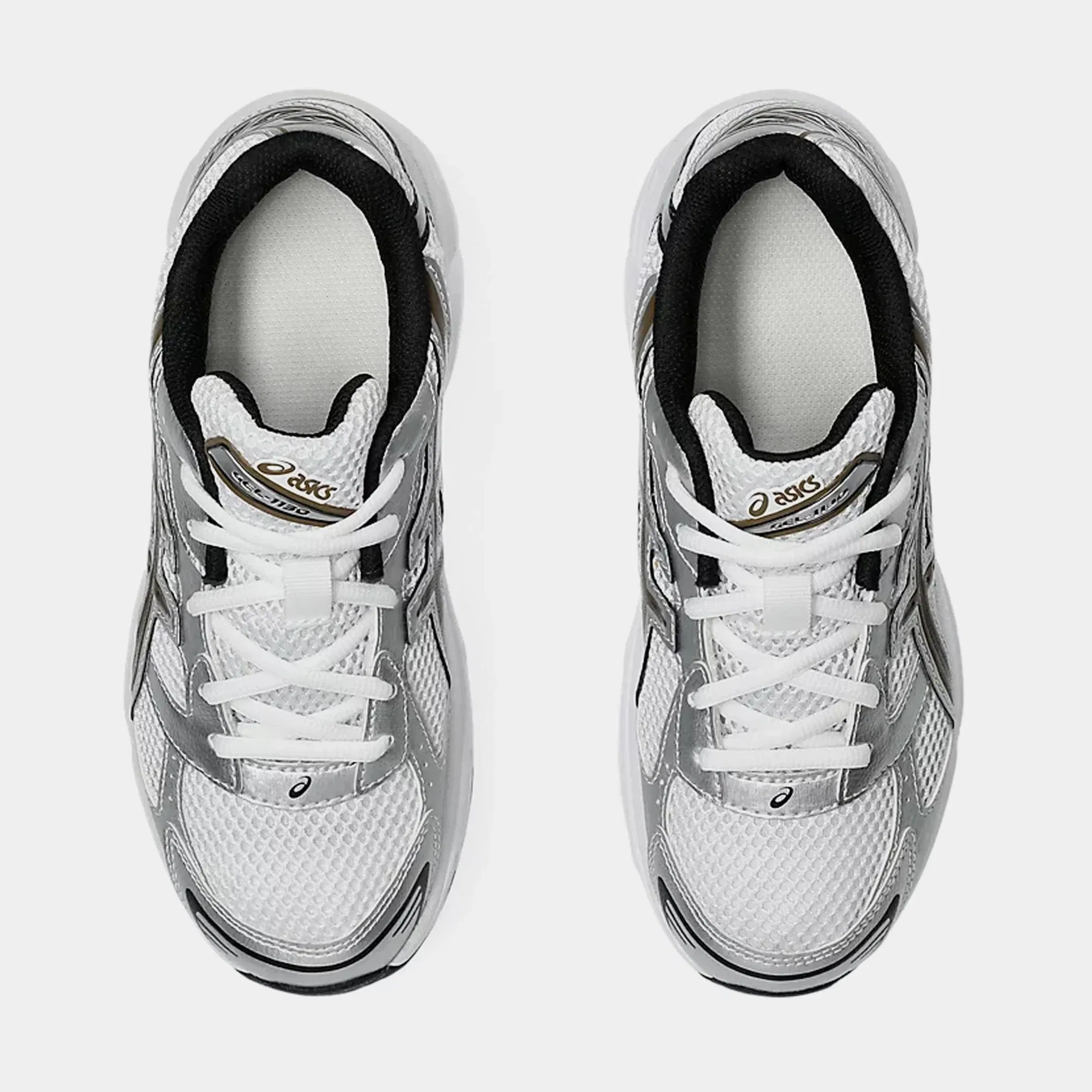 ASICS Gel 1130 Grade School Running Shoes (White/Clay Canyon)