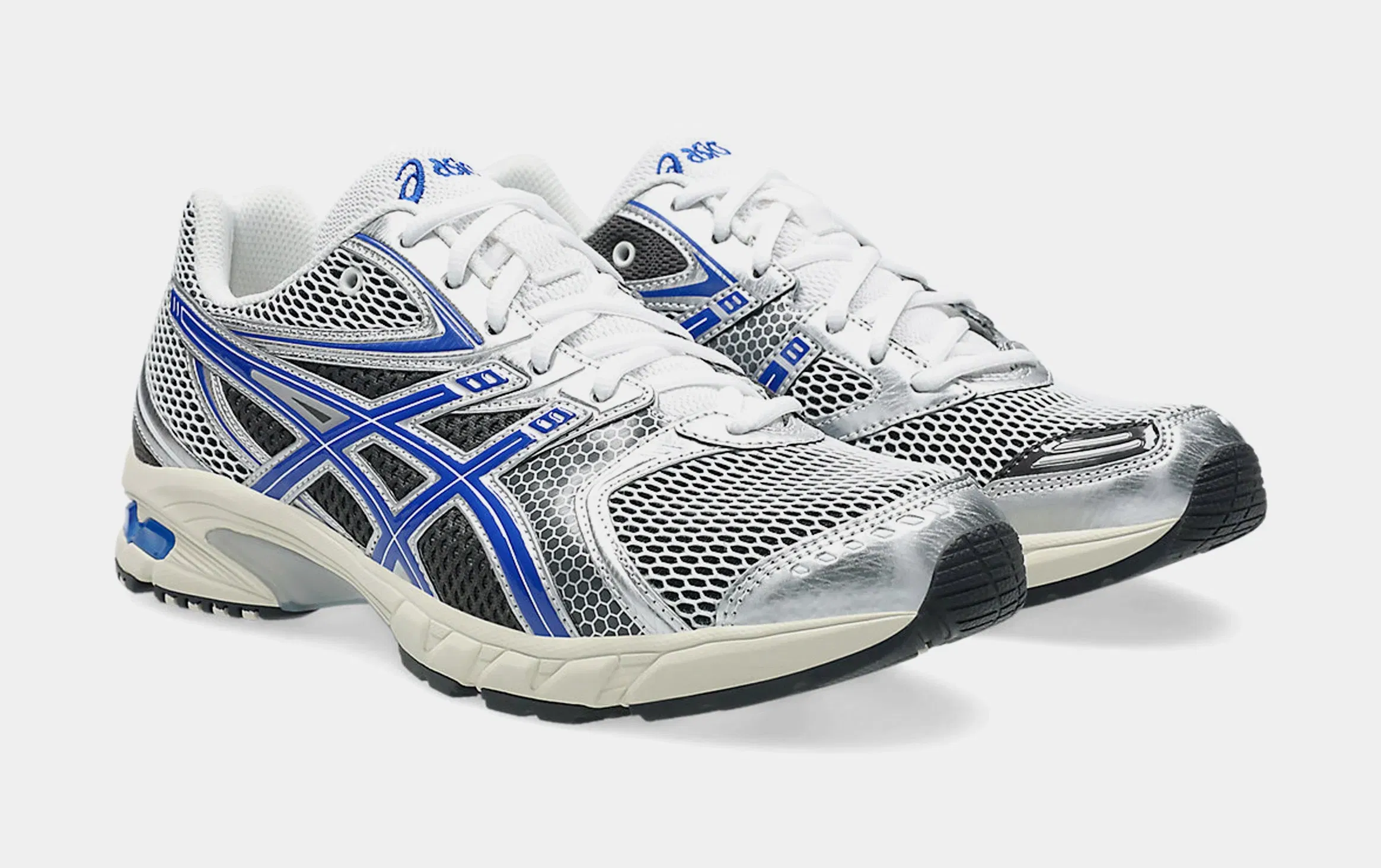 ASICS Gel DS Trainer 14 Mens Running Shoes (White/Asics Blue)