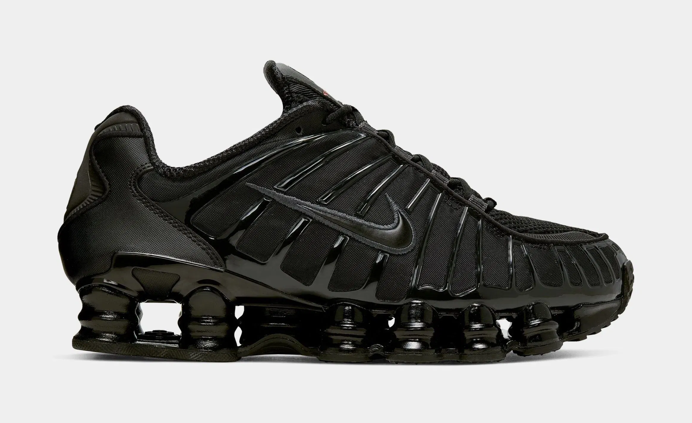 Nike Shox TL Mens Running Shoes (Black/Metallic Hematite/Max Orange/Black)