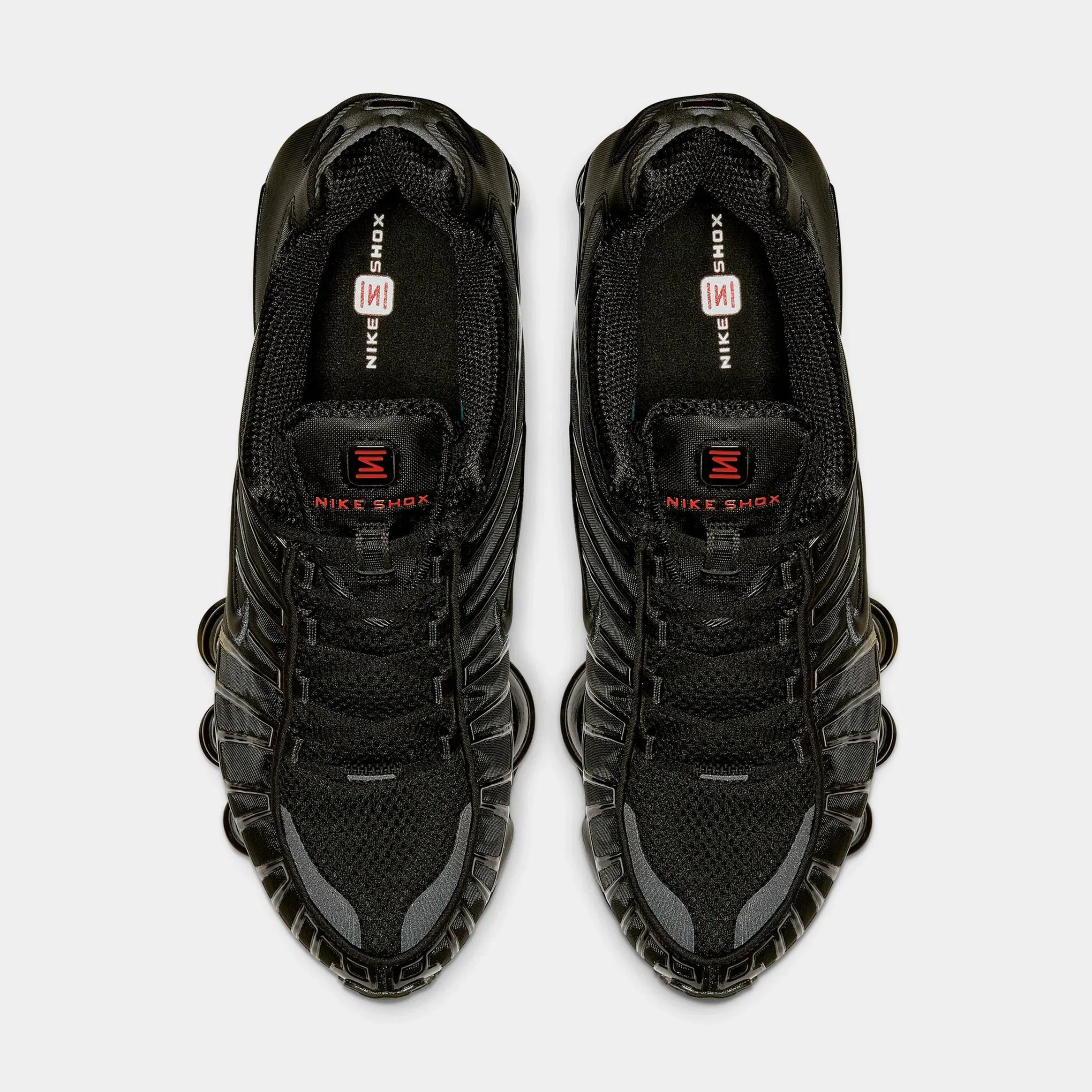 Nike Shox TL Mens Running Shoes (Black/Metallic Hematite/Max Orange/Black)