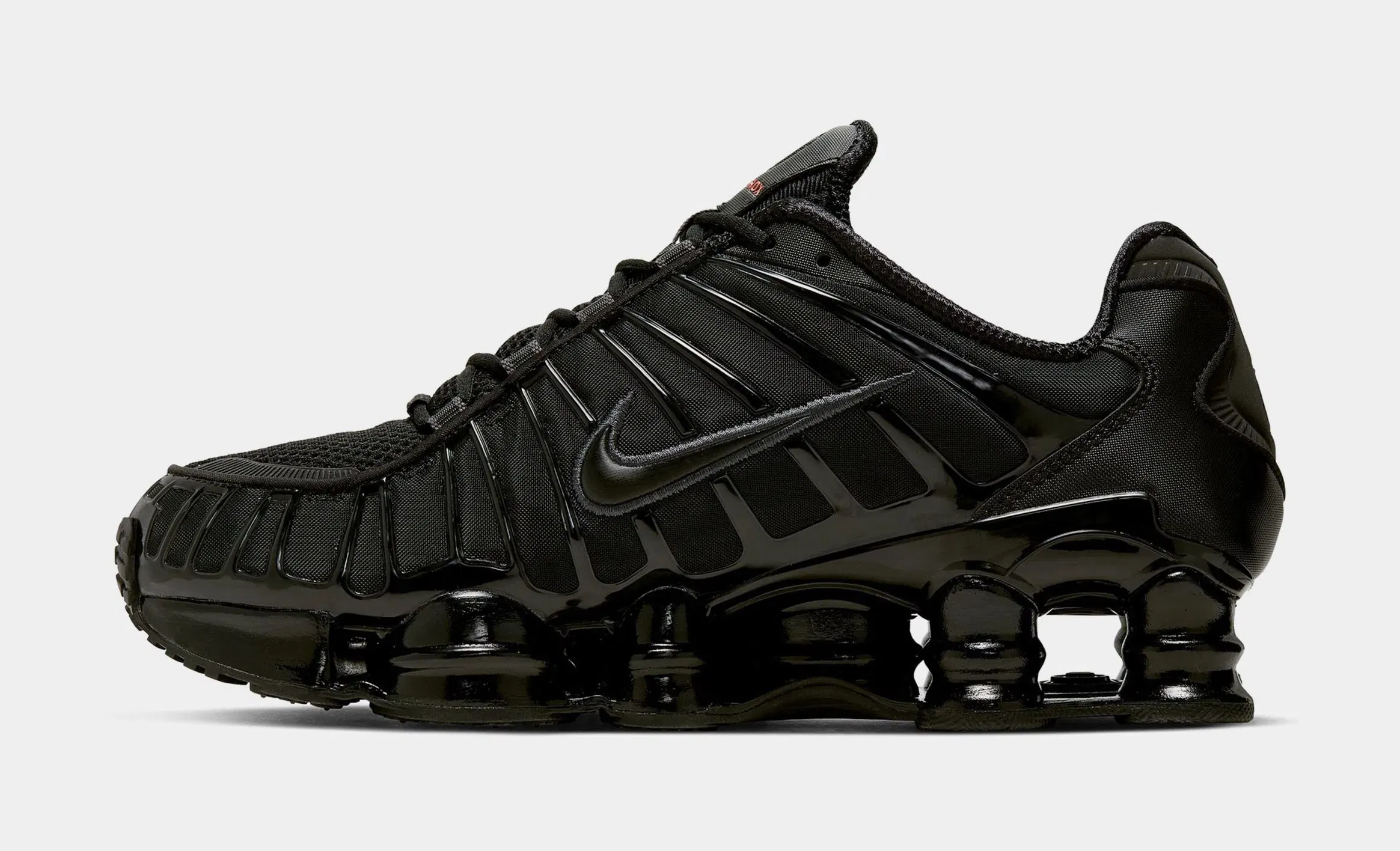 Nike Shox TL Mens Running Shoes (Black/Metallic Hematite/Max Orange/Black)