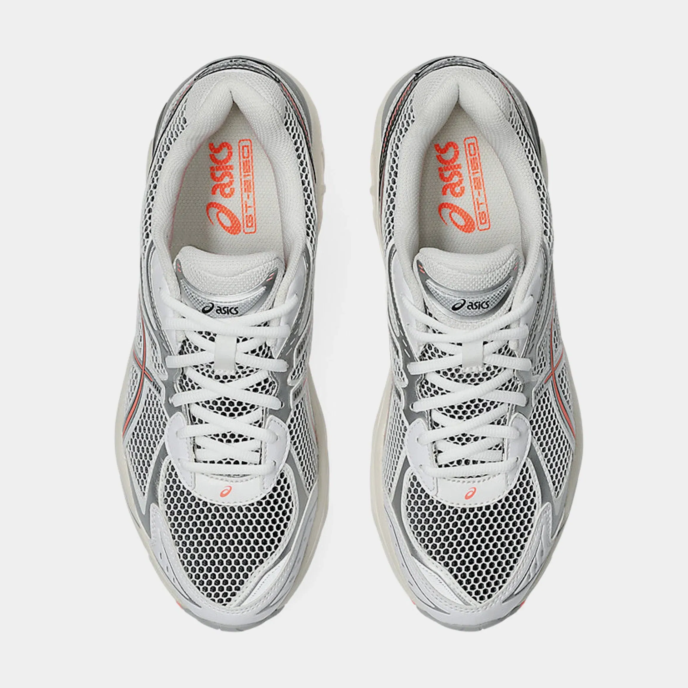 ASICS GT 2160 Mens Running Shoes (White/Sun Coral)
