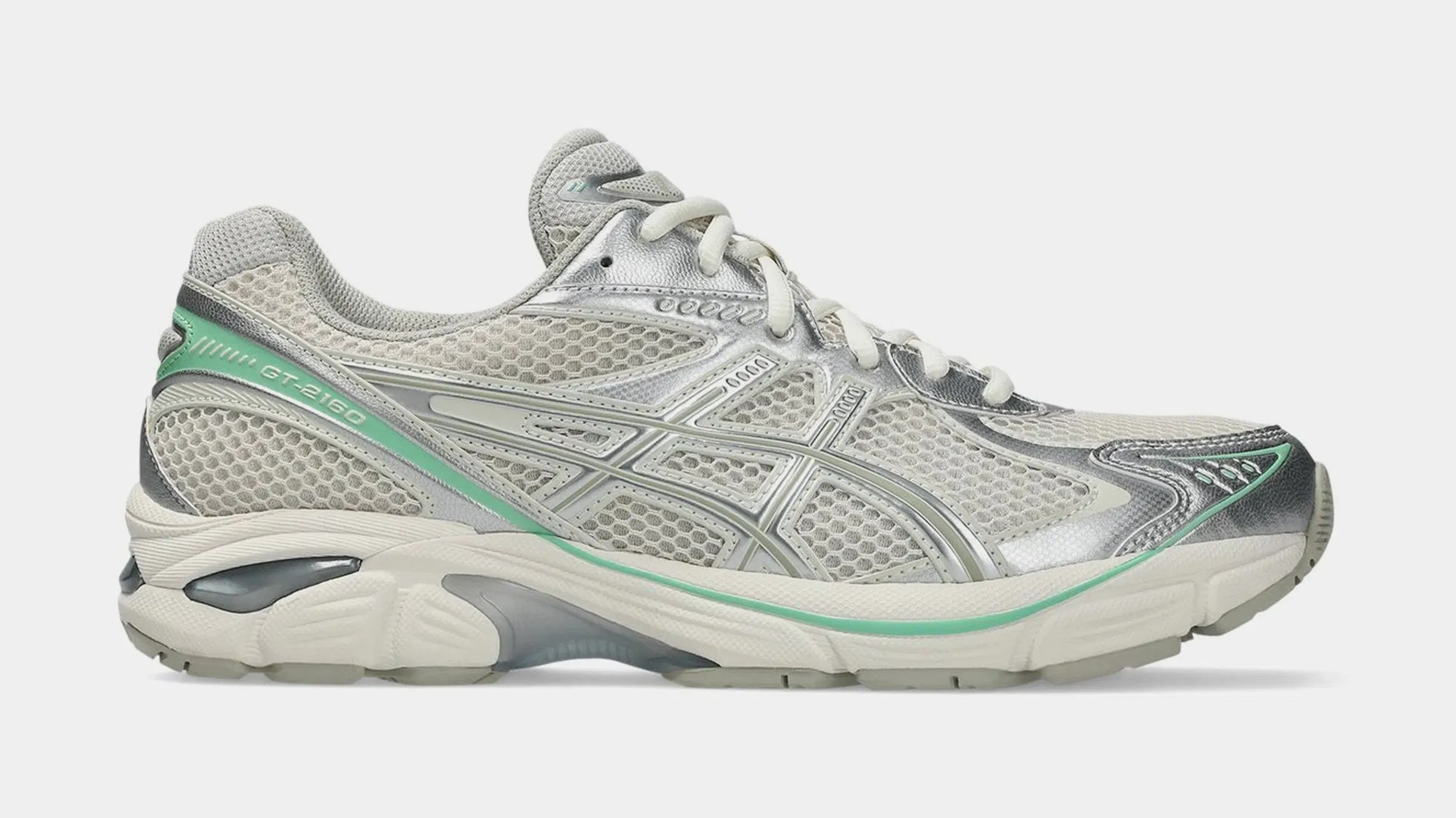 ASICS GT 2160 Womens Running Shoes (Smoke Grey/Peppermint)