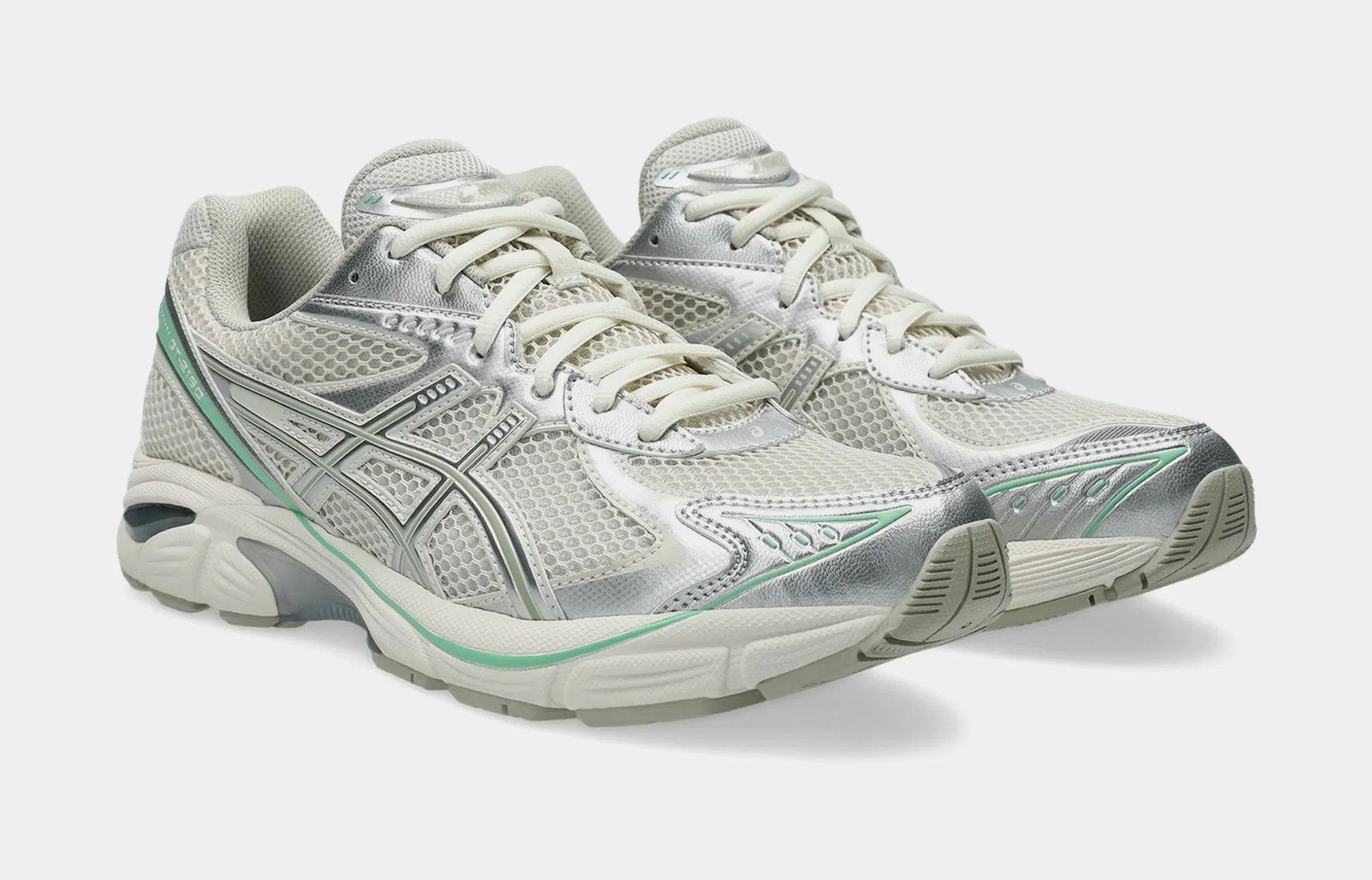 ASICS GT 2160 Womens Running Shoes (Smoke Grey/Peppermint)