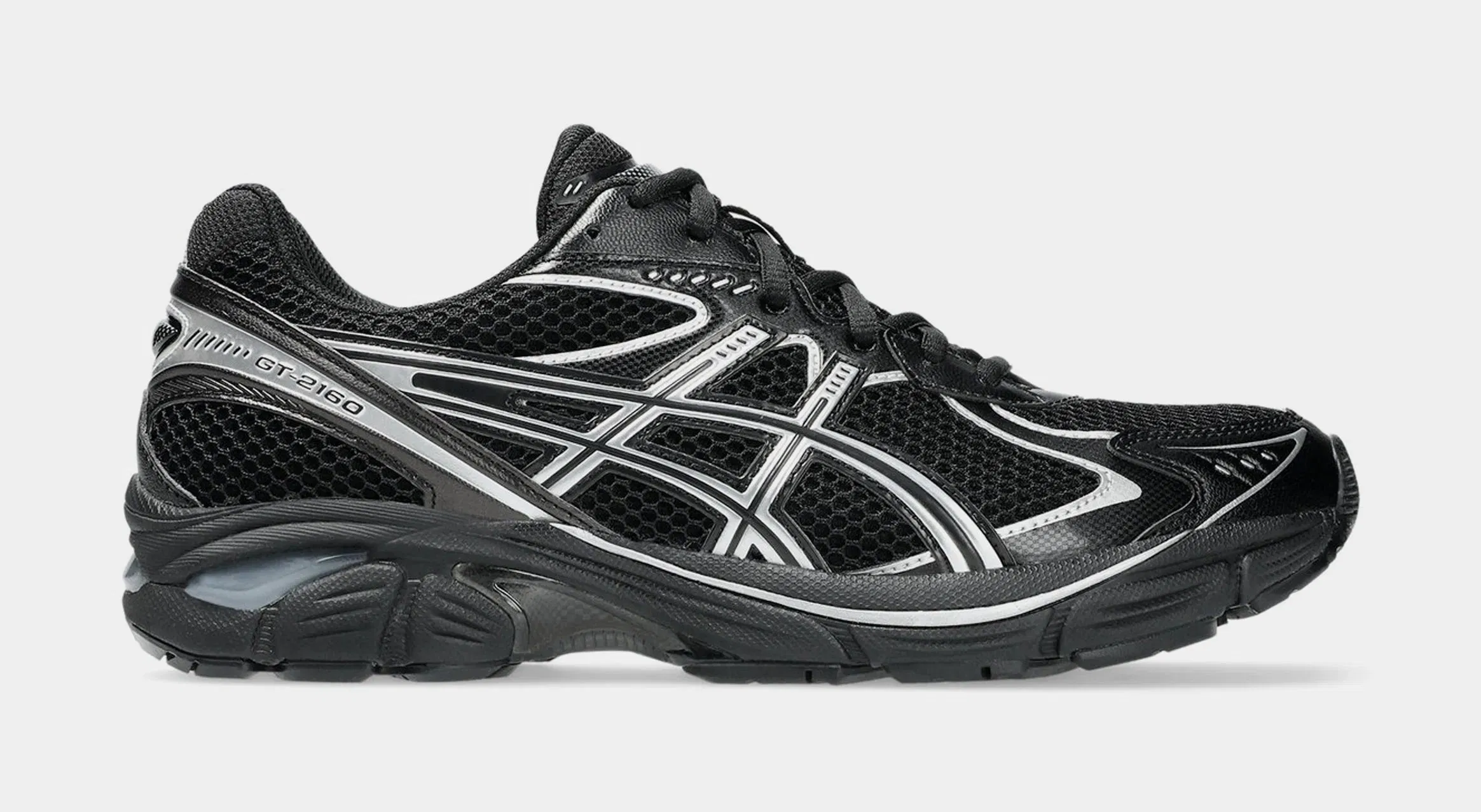 ASICS GT 2160 Mens Running Shoes (Black/Pure Silver)