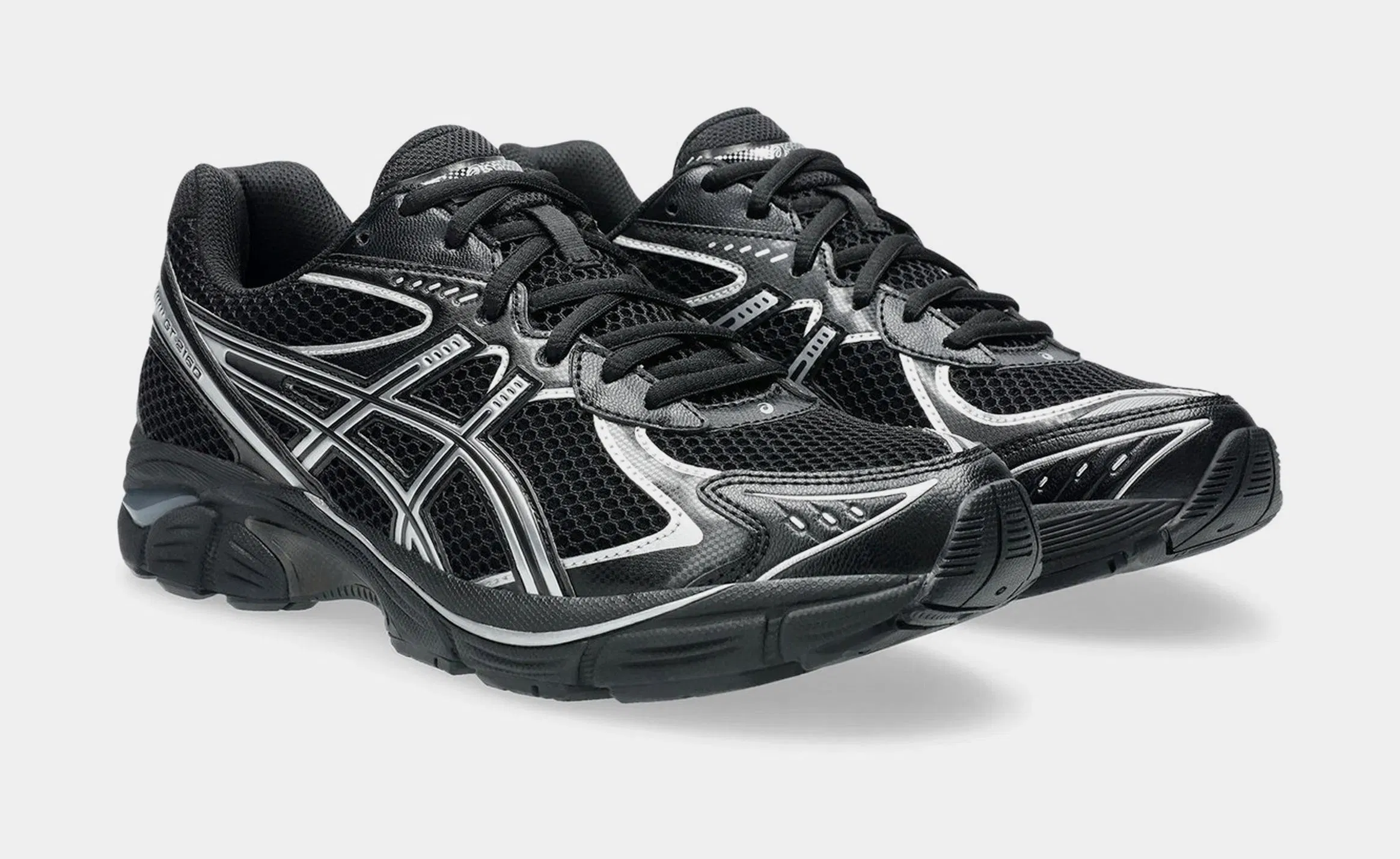 ASICS GT 2160 Mens Running Shoes (Black/Pure Silver)
