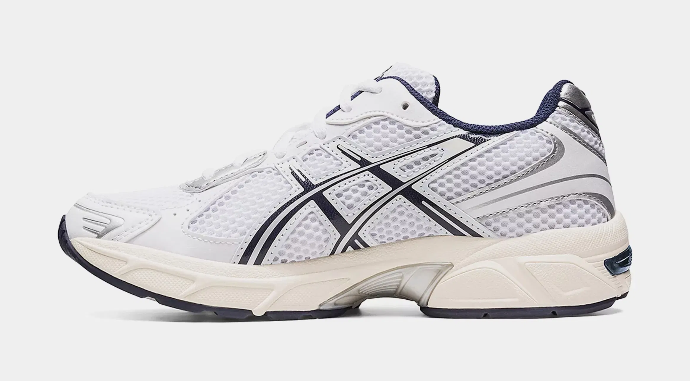 ASICS Gel 1130 Womens Running Shoes (White/Midnight)