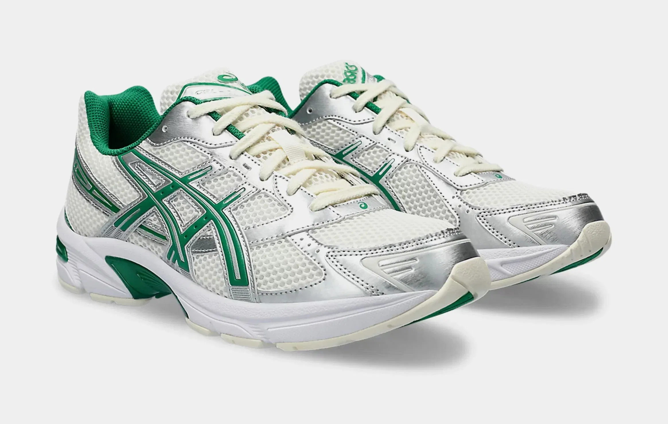 ASICS Gel 1130 Mens Running Shoes (Cream/Kale)
