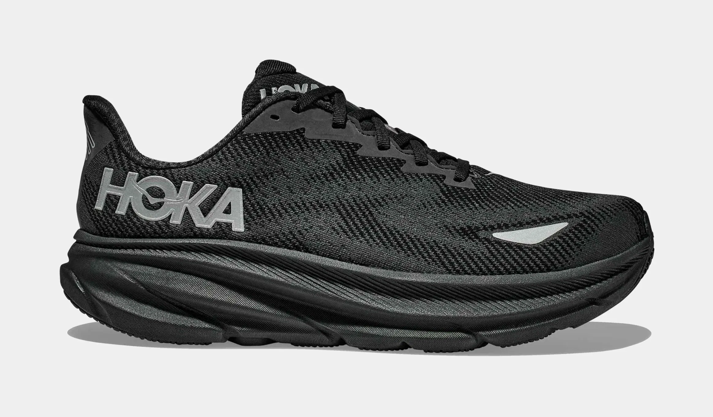 Hoka Clifton 9 GTX Womens Running Shoes (Black)