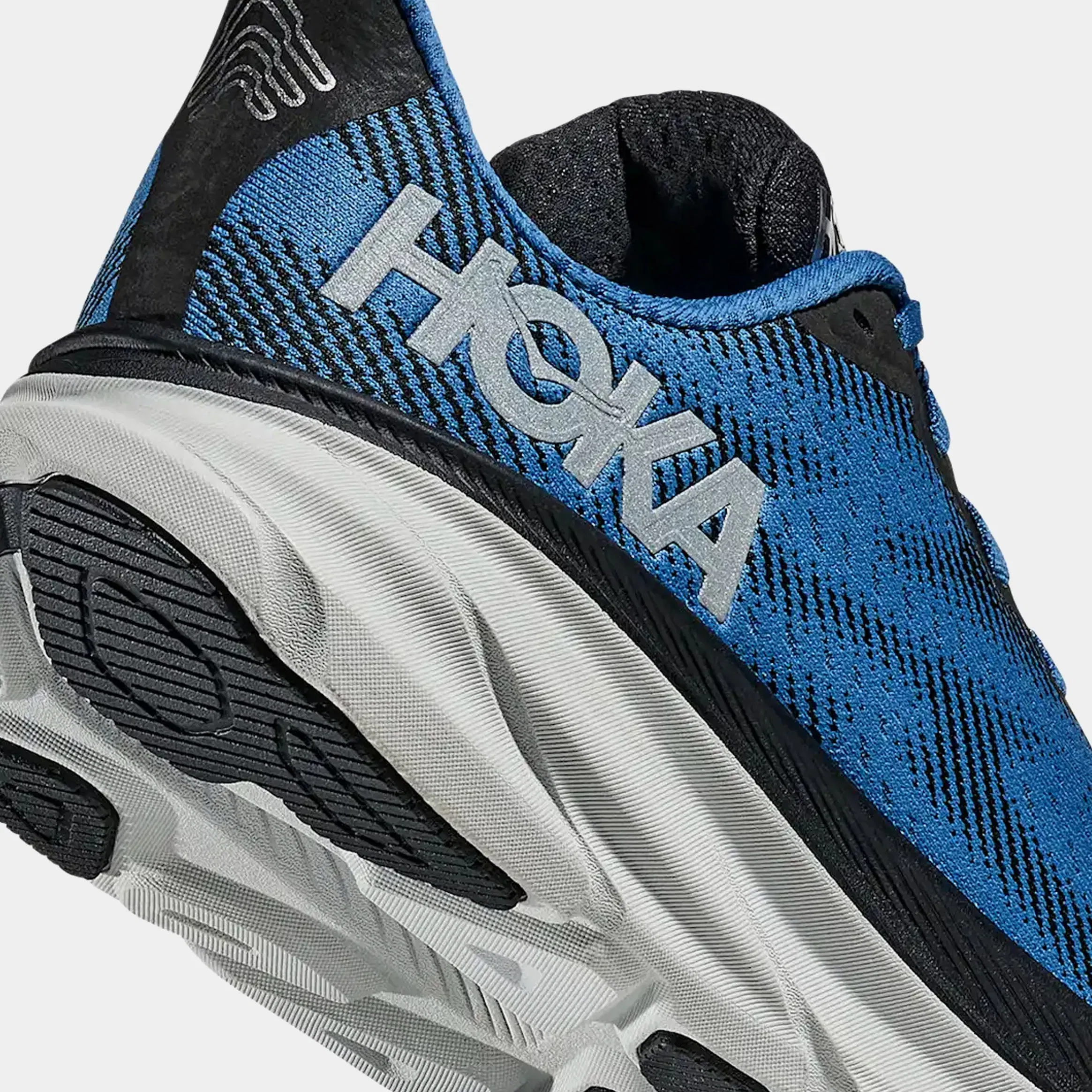 Hoka Clifton 9 GTX Mens Running Shoes (Black/Electric Aqua)