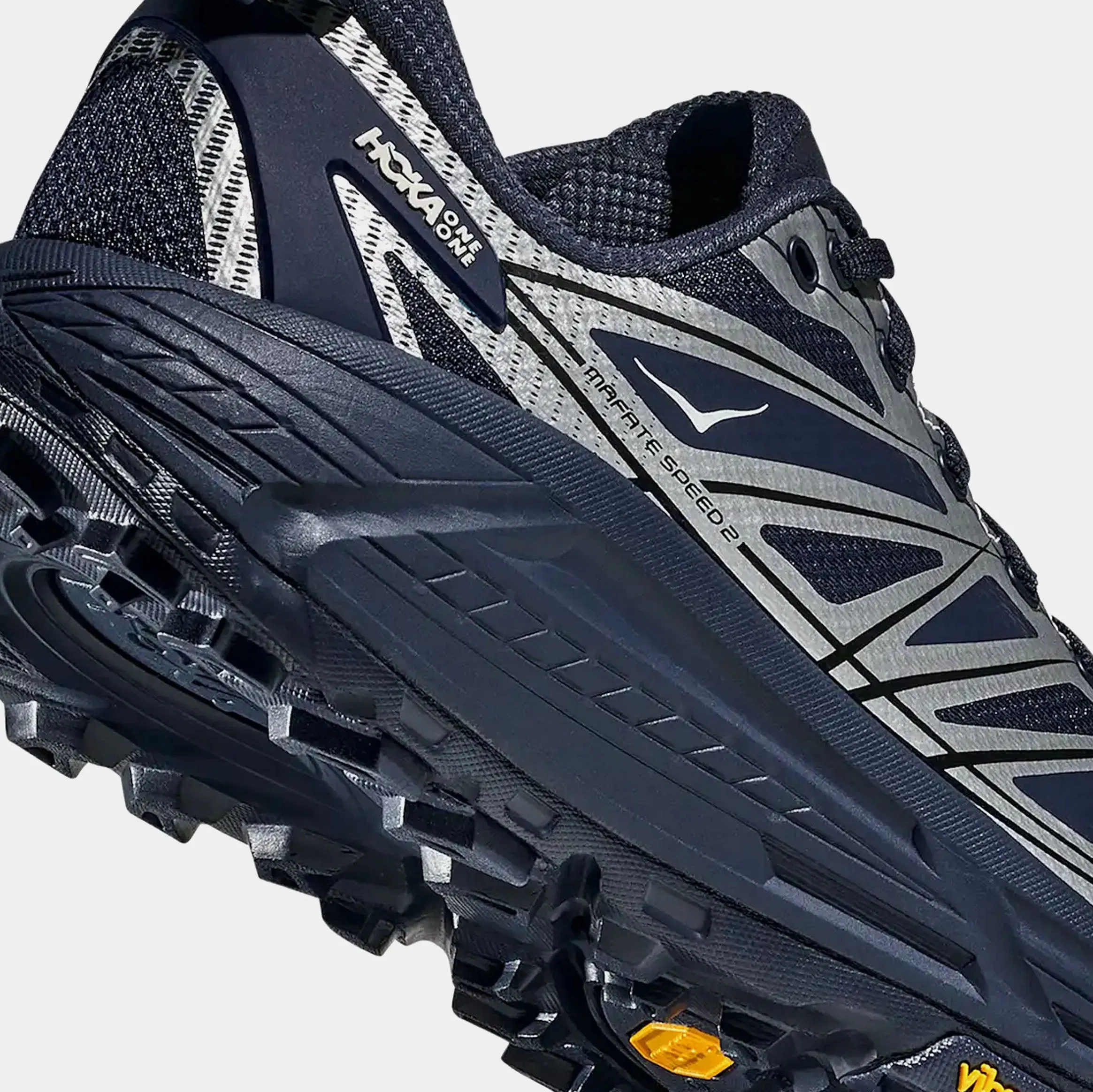 Hoka Mafate Speed 2 Mens Lifestyle Shoes (Varsity Navy/Silver)