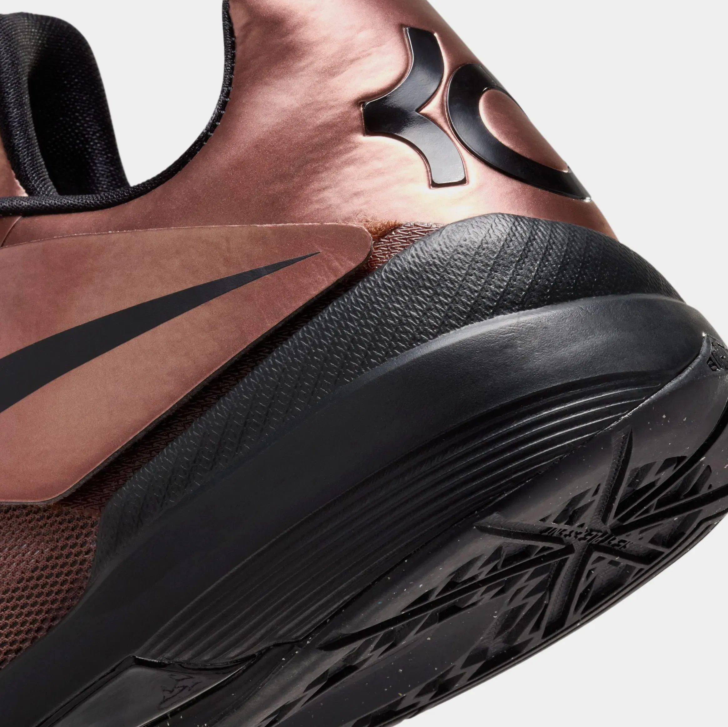 Nike Zoom KD 4 Christmas Mens Basketball Shoes (Metallic Copper/Black)
