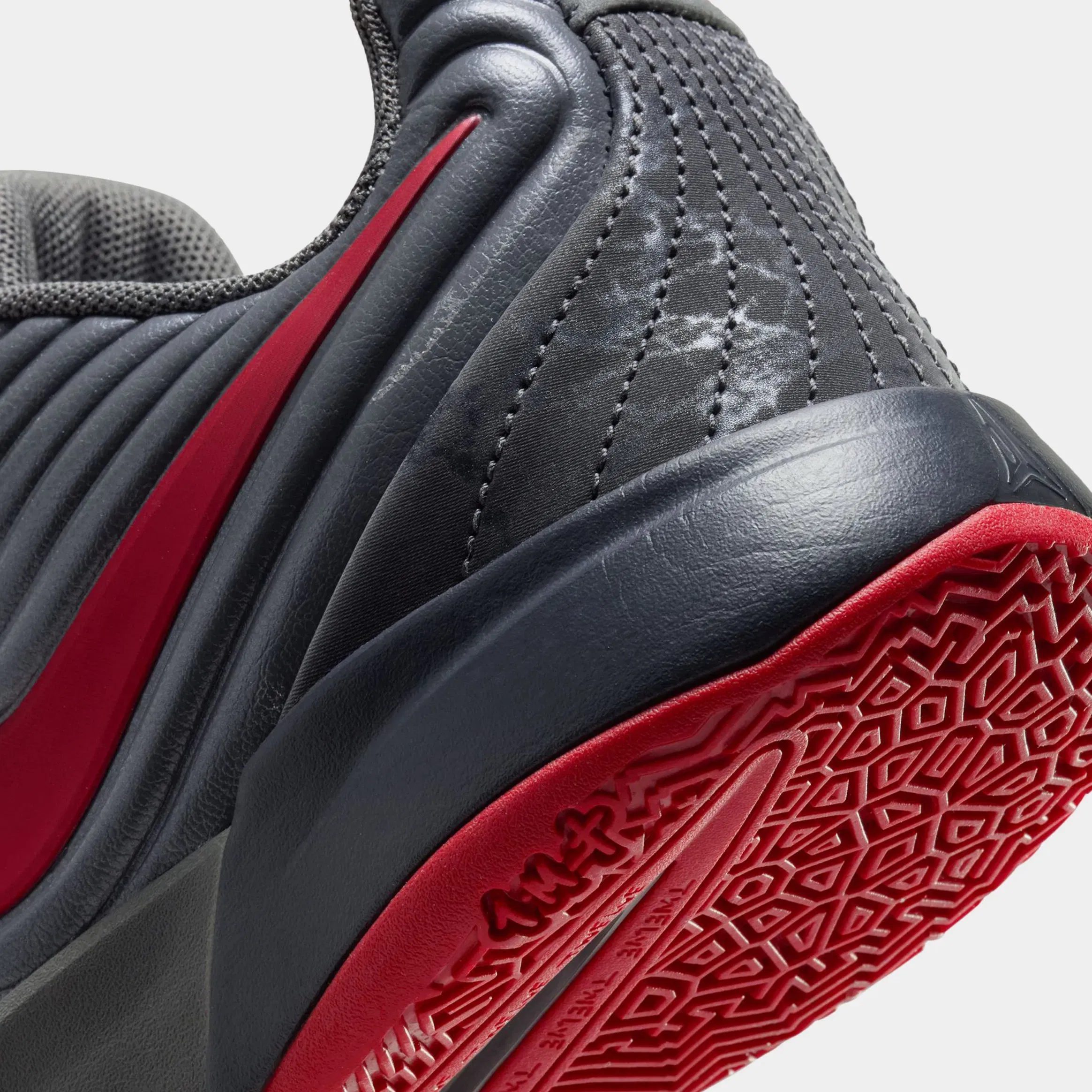 Nike Ja 2 King Of The Court Grade School Basketball Shoes (Iron Grey/Anthracite/Gym Red)
