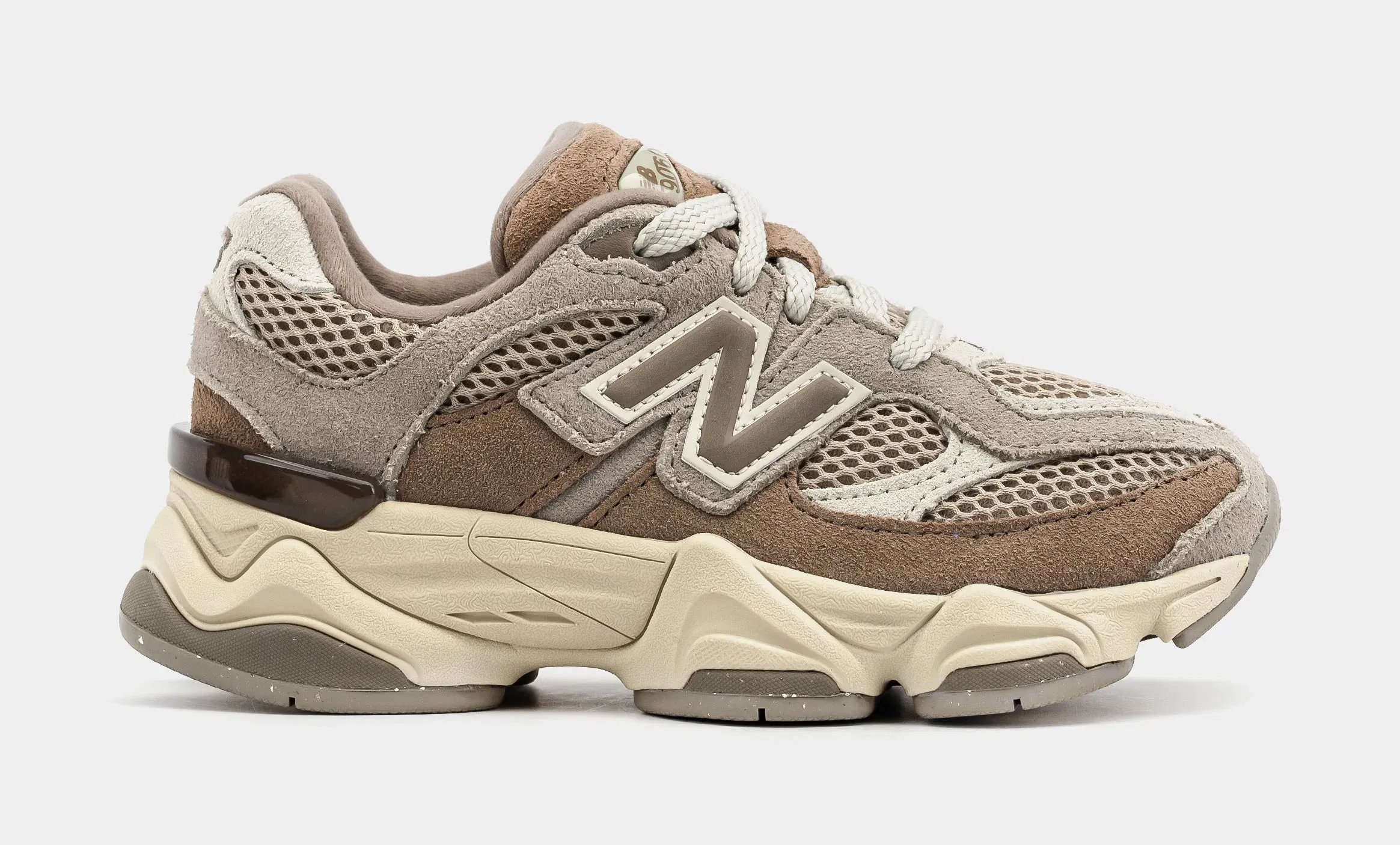 NEWBALANCE 9060 Preschool Running Shoes (Mushroom/Arid Stone)