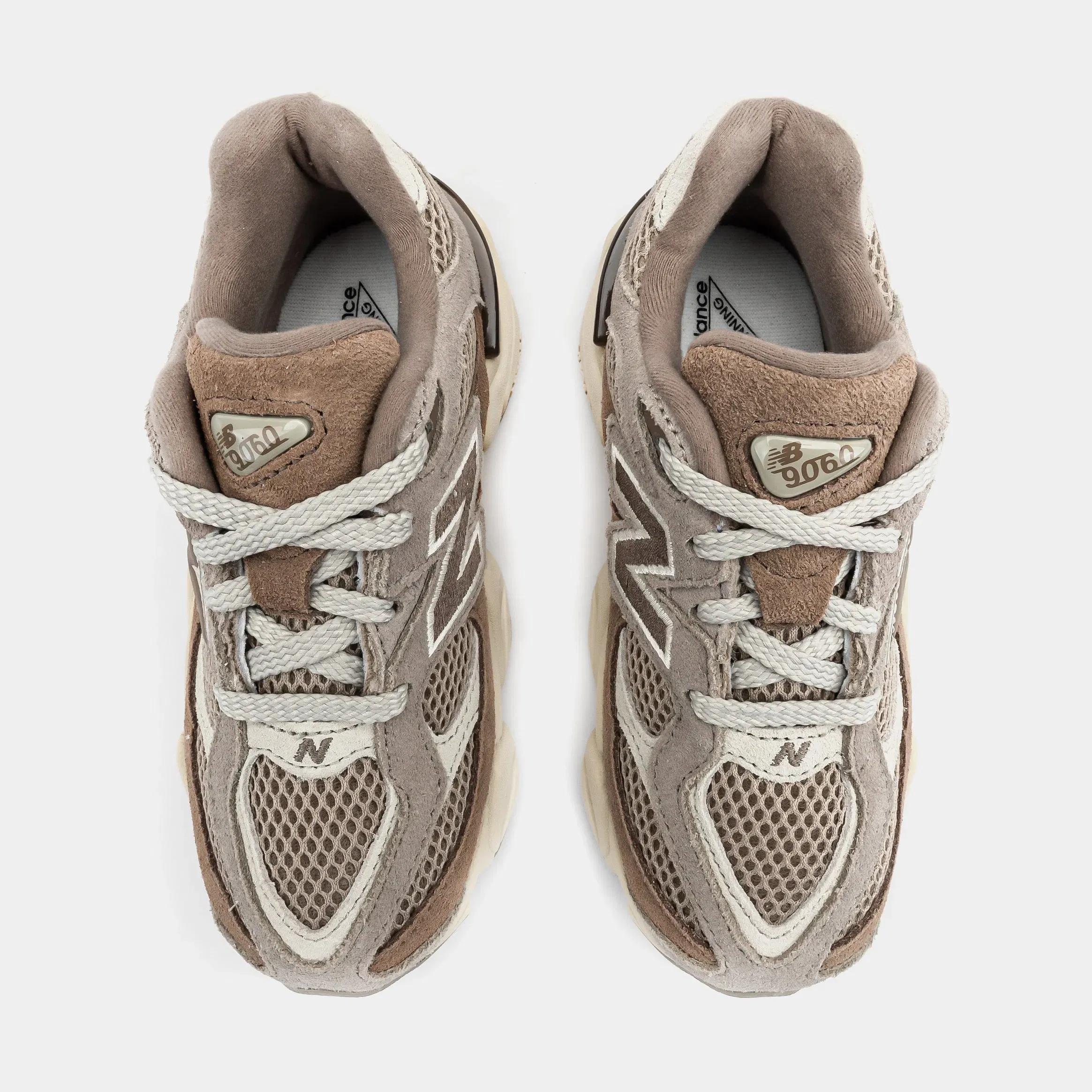 NEWBALANCE 9060 Preschool Running Shoes (Mushroom/Arid Stone)