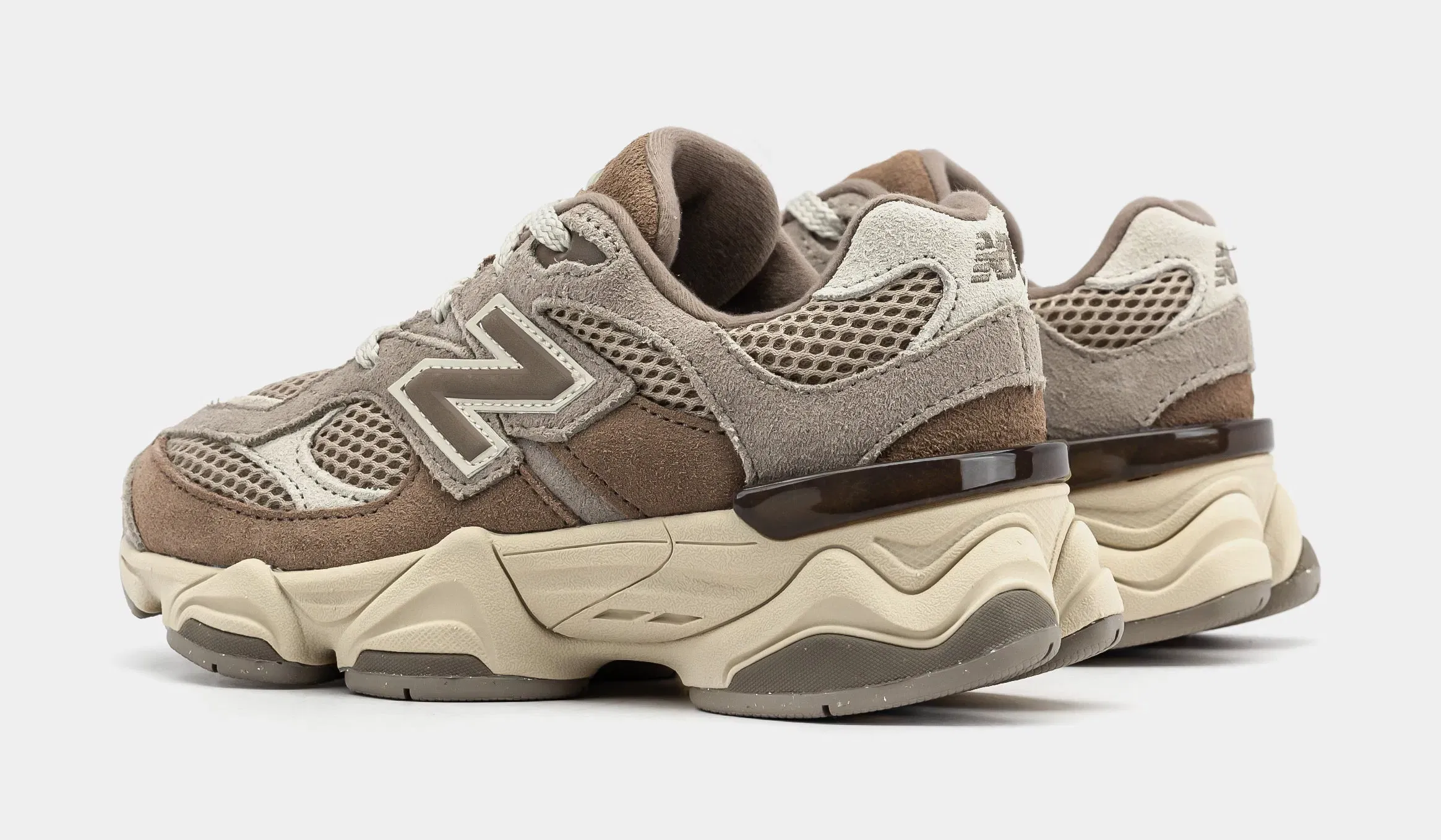 NEWBALANCE 9060 Preschool Running Shoes (Mushroom/Arid Stone)