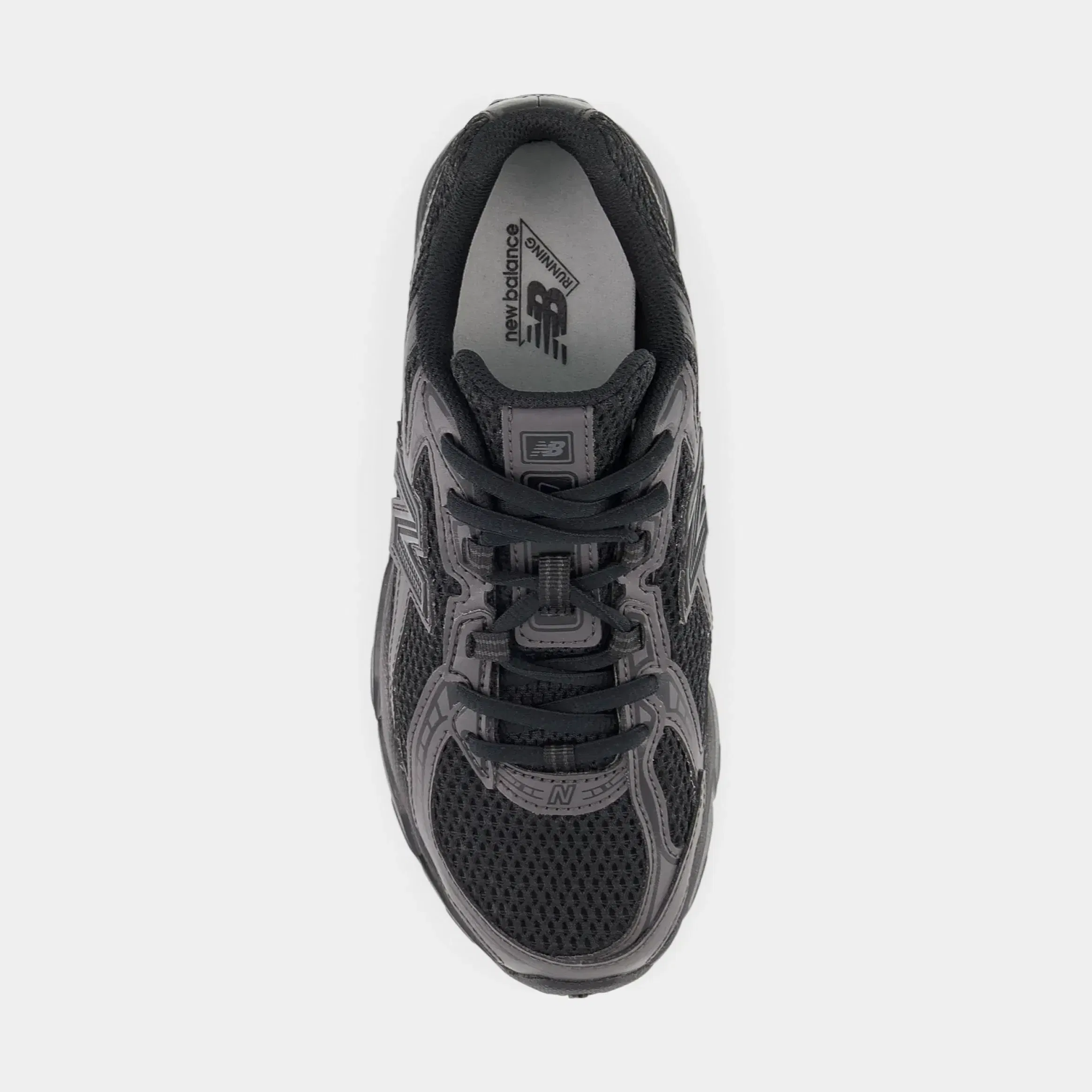 NEWBALANCE 740 Grade School Running Shoes (Black)