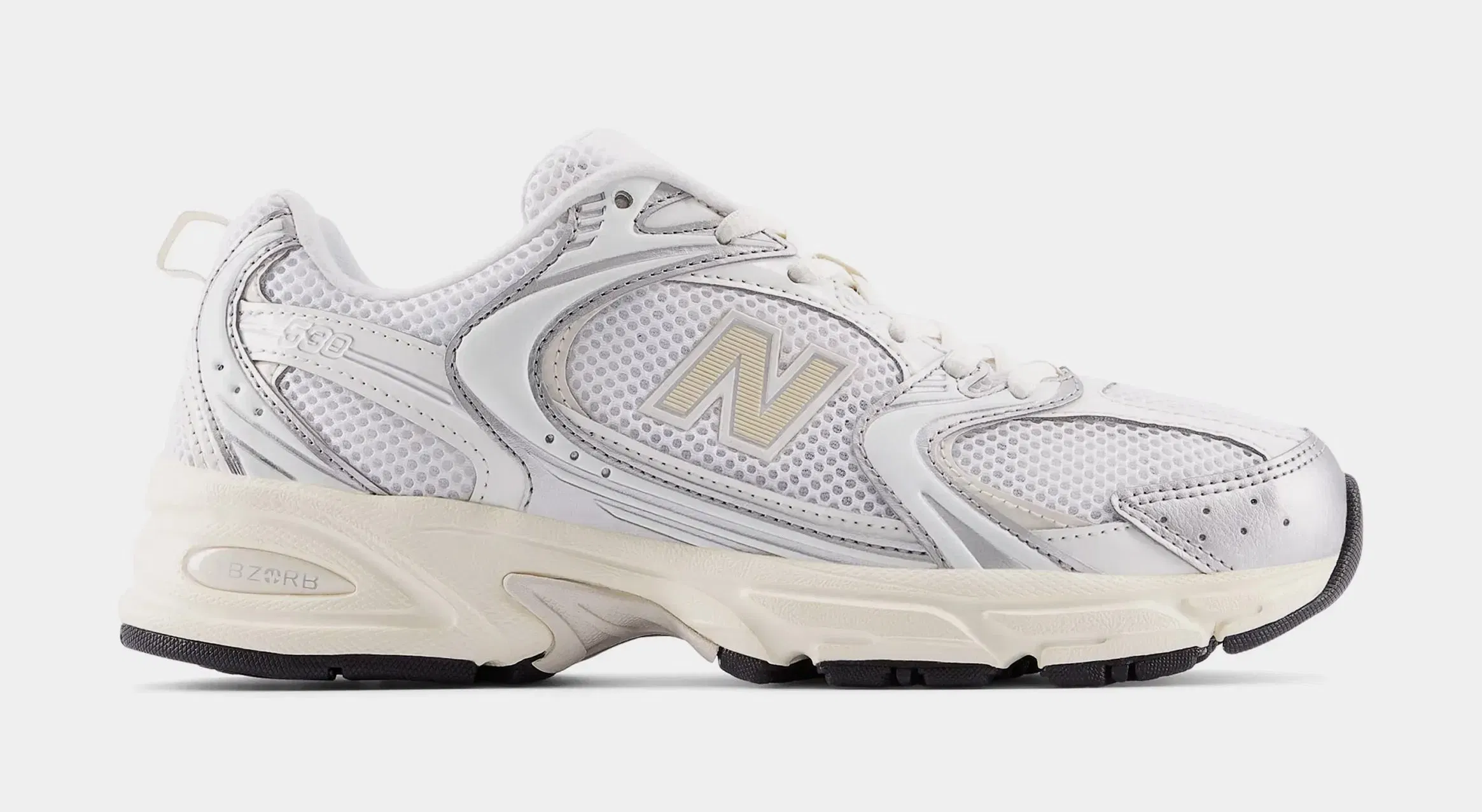 NEWBALANCE 530 Mens Running Shoes (Silver Metallic/Linen)