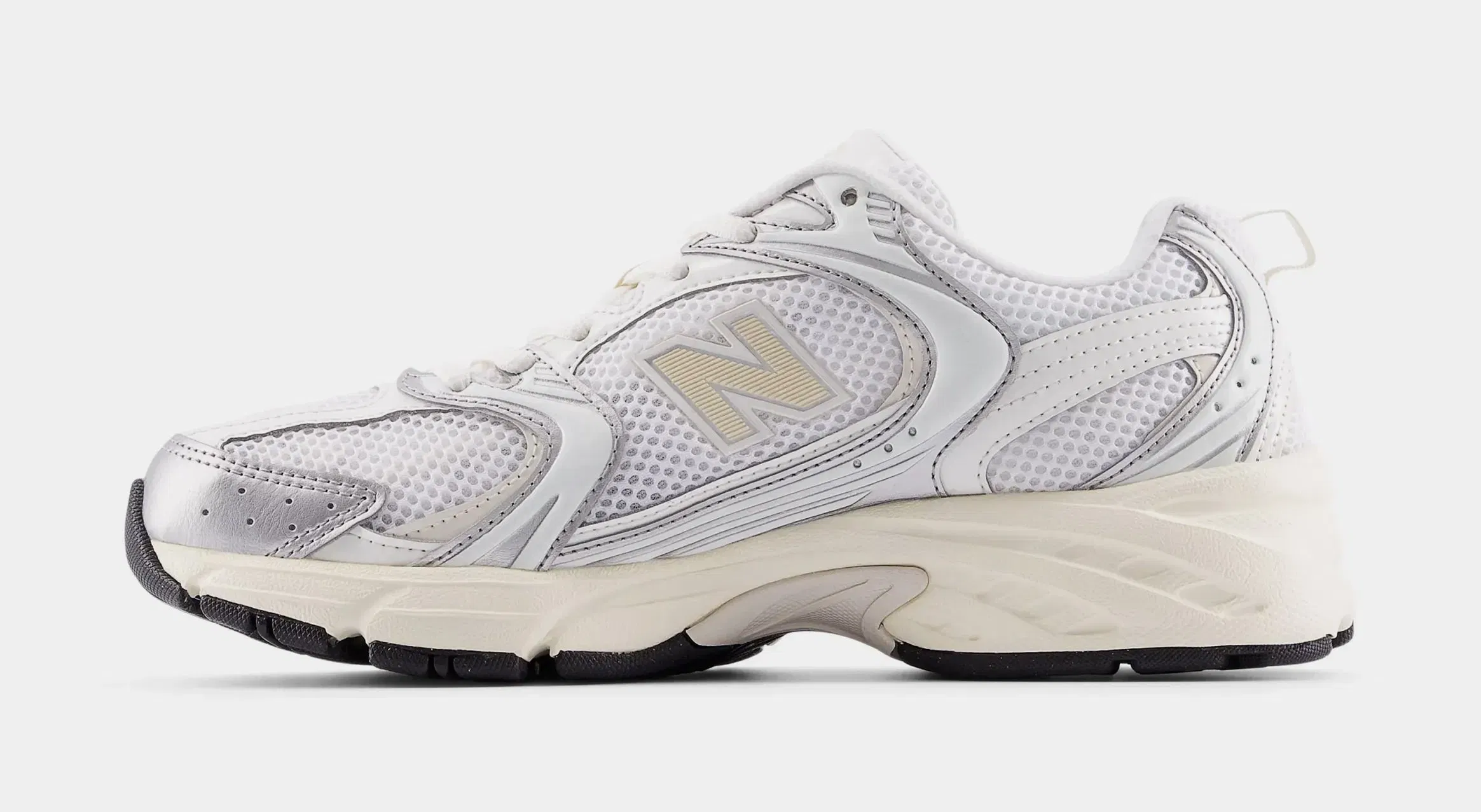 NEWBALANCE 530 Mens Running Shoes (Silver Metallic/Linen)