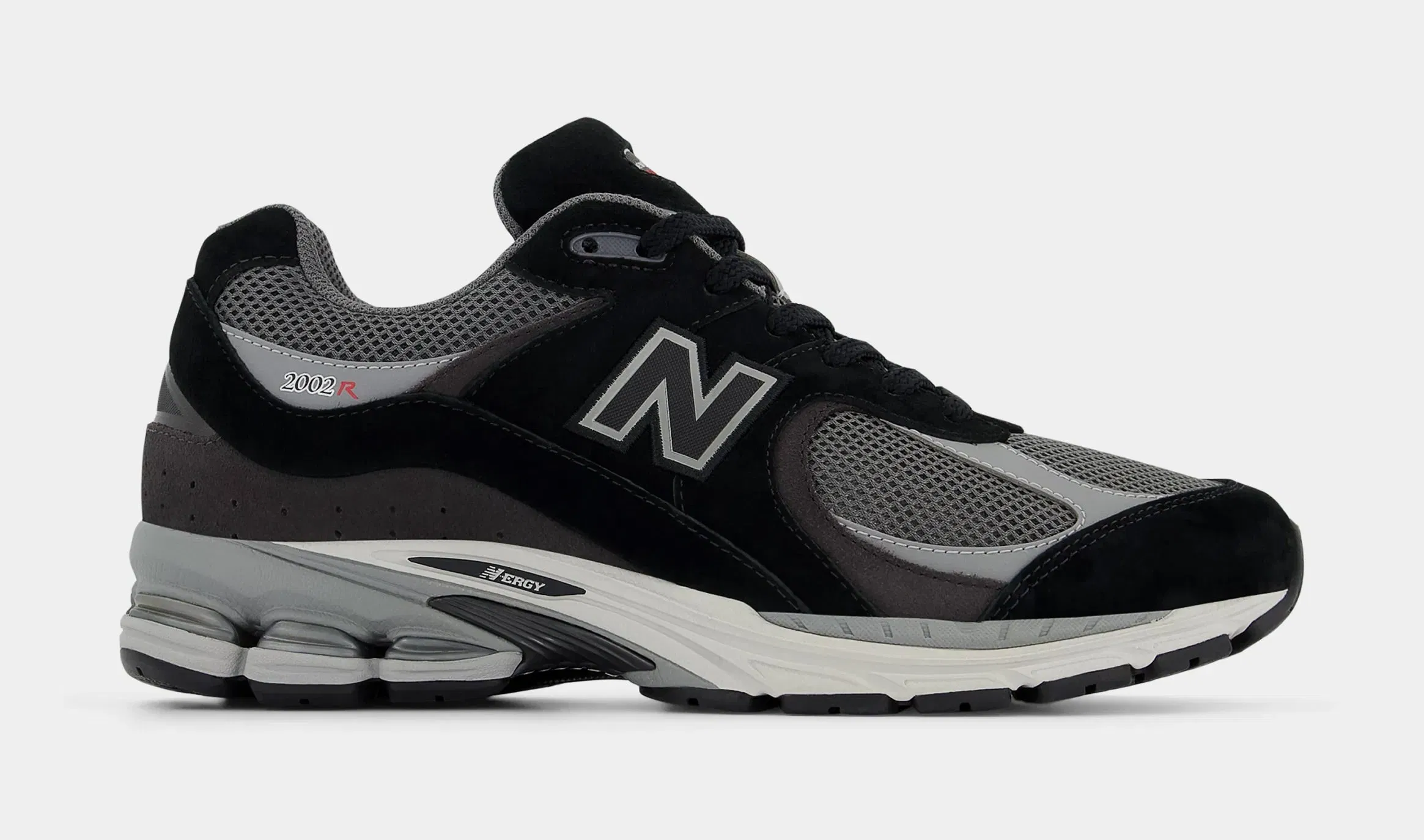 NEWBALANCE 2002R Mens Running Shoes (Black/Grey)