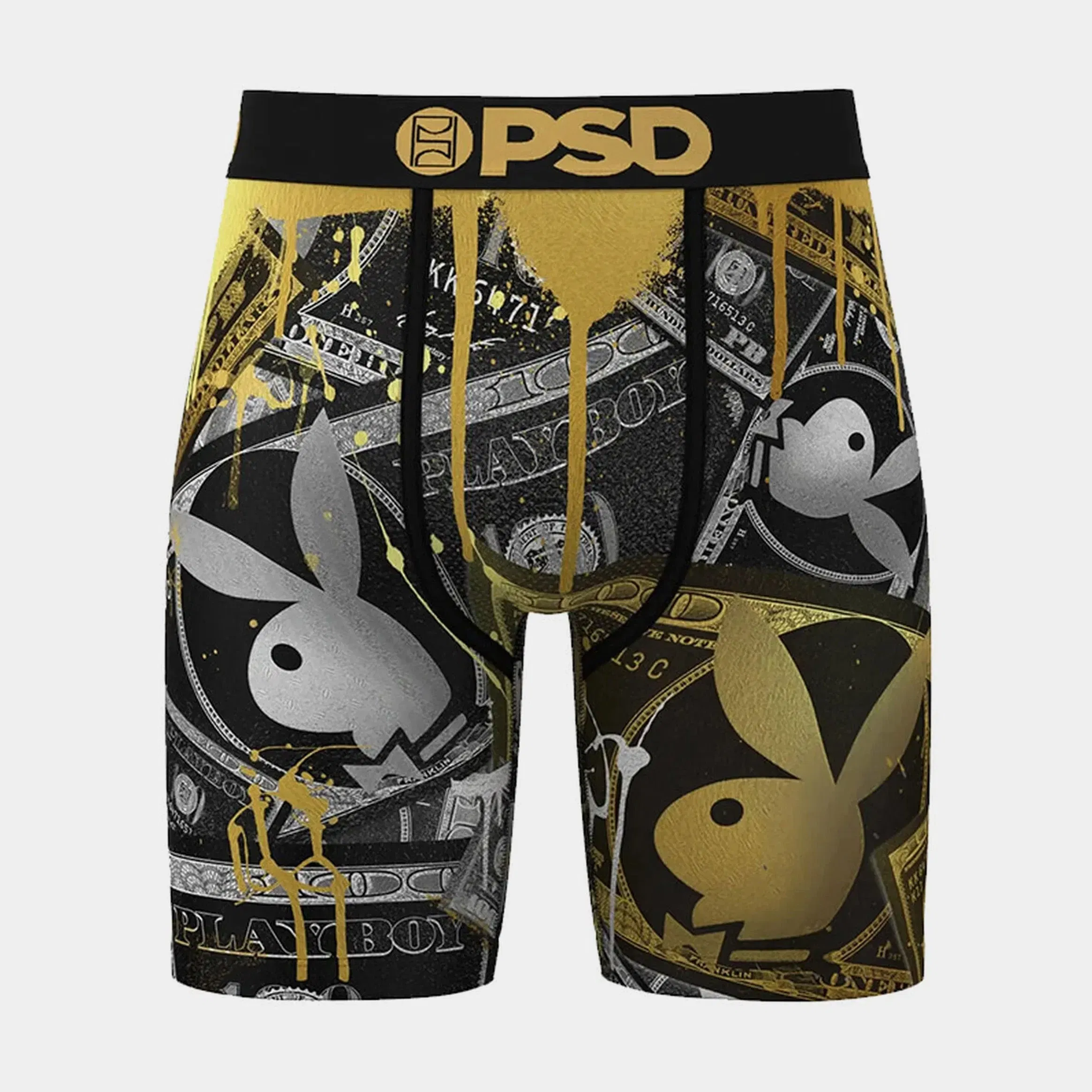 PSD Playboy Money Mens Boxers (Black/Gold)