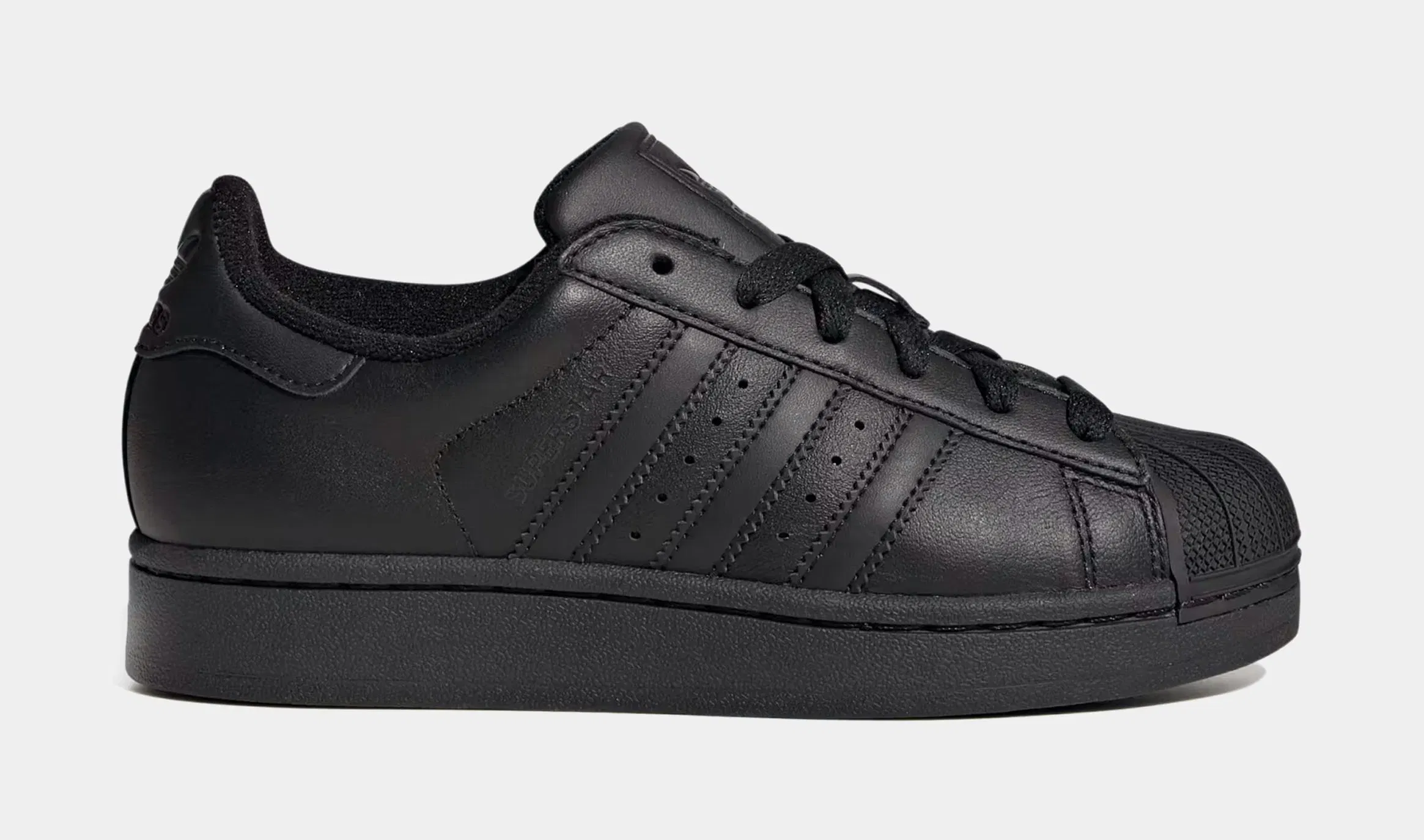 adidas Superstar II Grade School Lifestyle Shoes (Black)