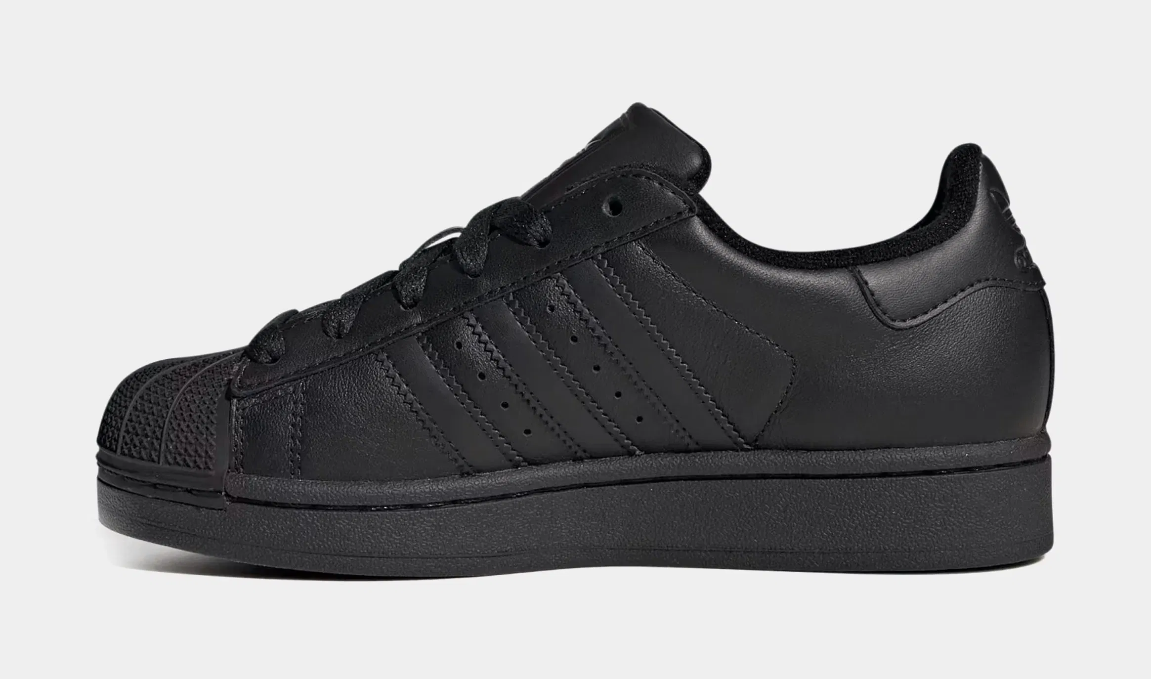 adidas Superstar II Grade School Lifestyle Shoes (Black)