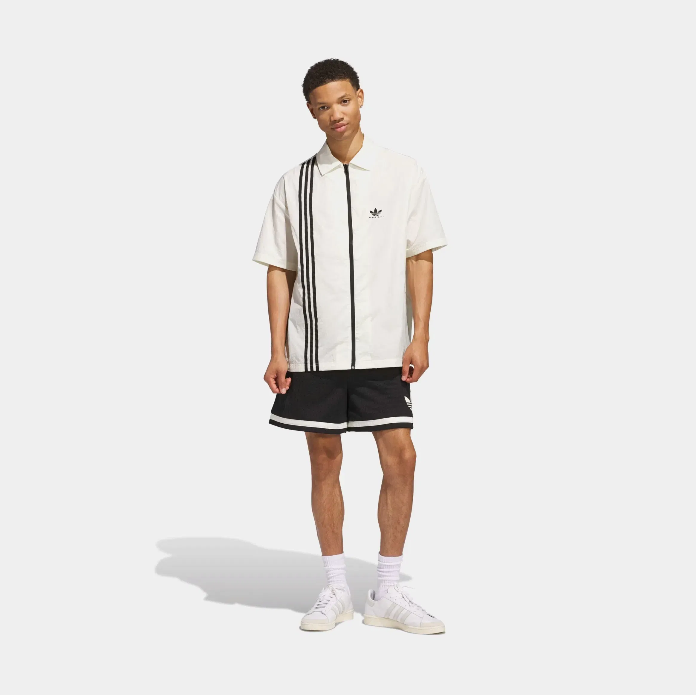 adidas Original Basketball Mens Shorts (Black/Ivory)