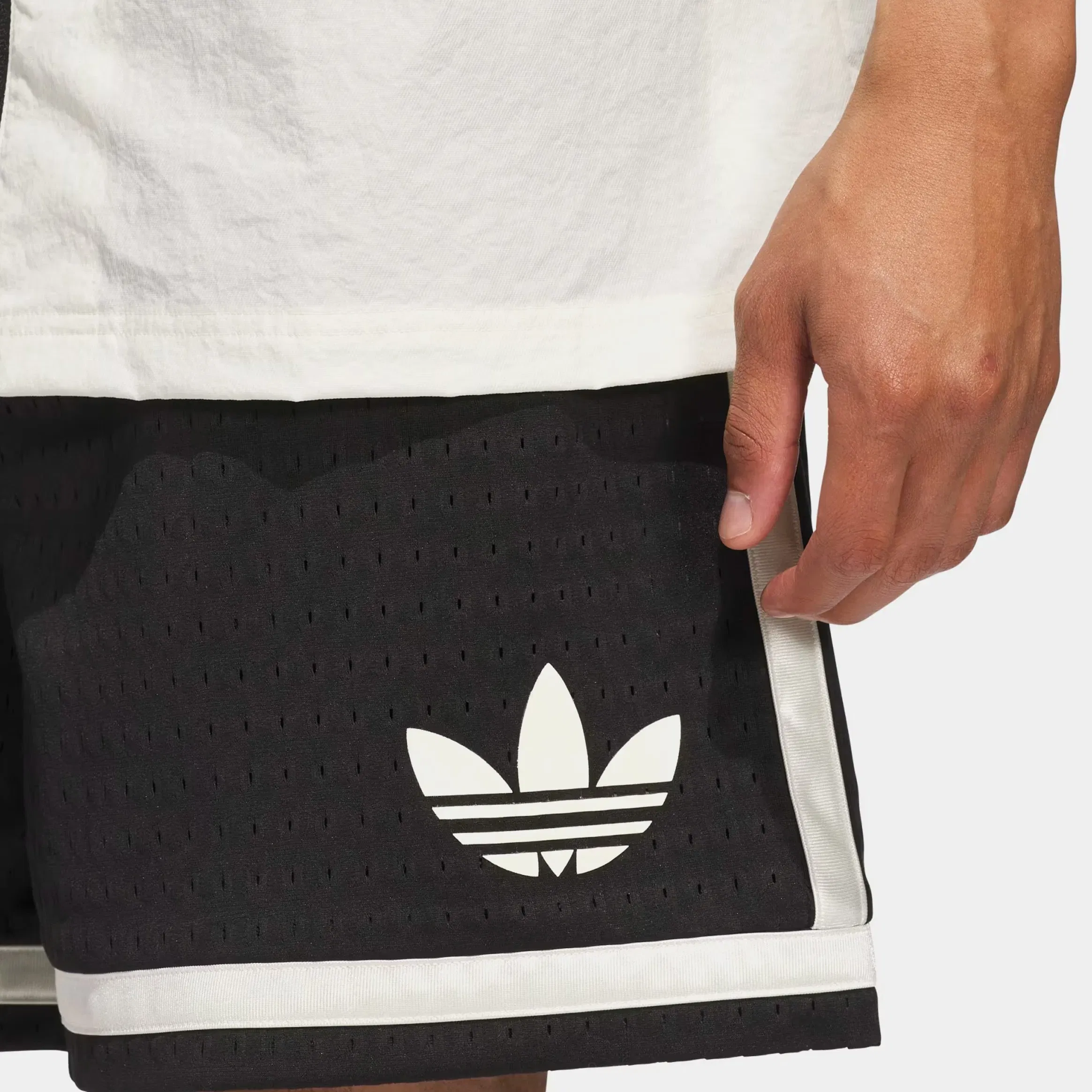 adidas Original Basketball Mens Shorts (Black/Ivory)