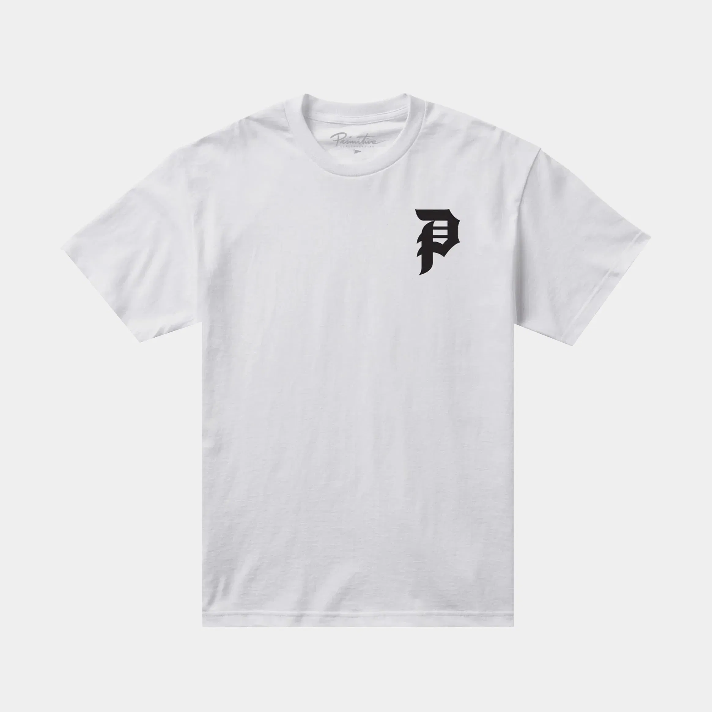 PRIMITIVE Dedication Mens Short Sleeve Shirt (White/Black)