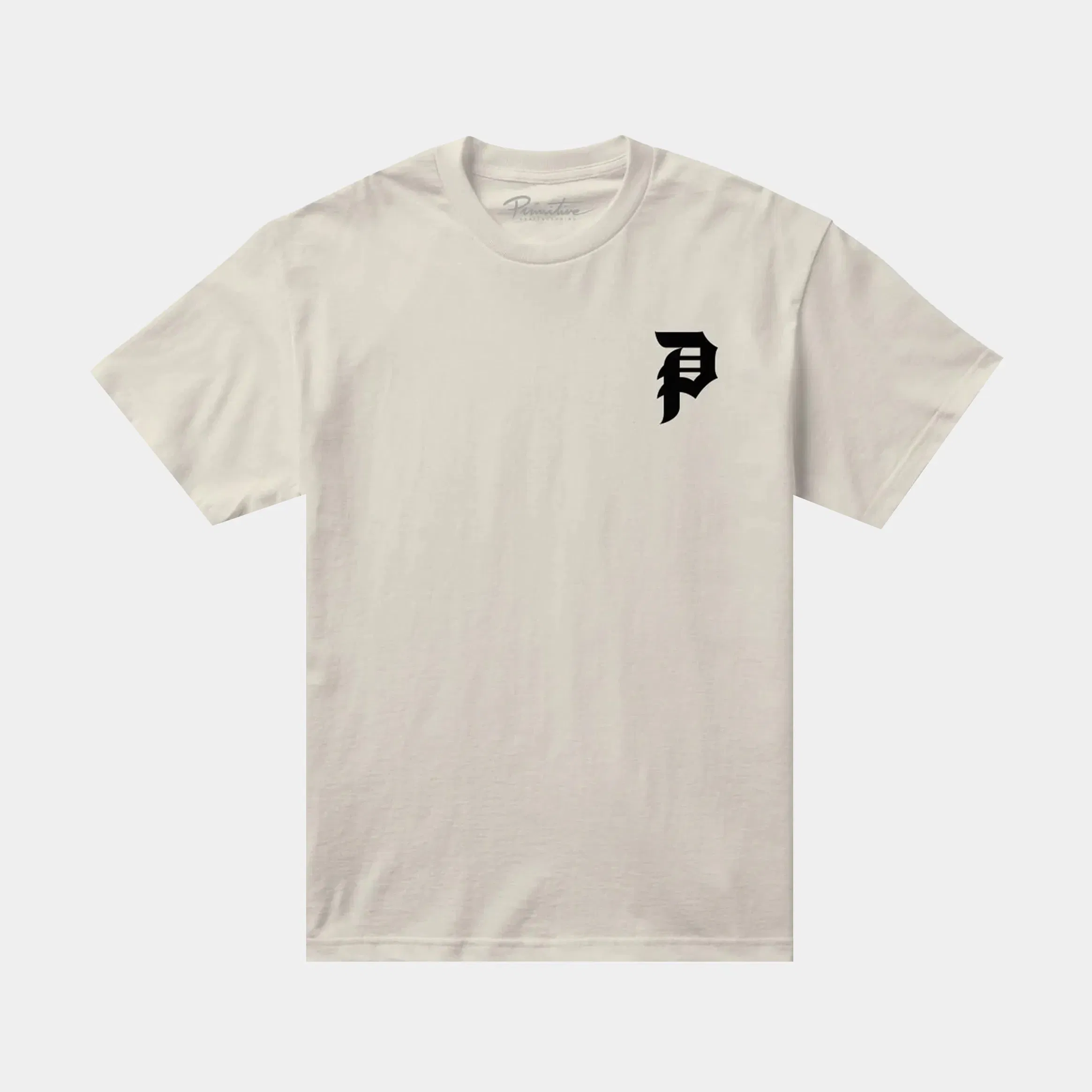PRIMITIVE Dirty P Mens Short Sleeve Shirt (Beige/Black/Cream)