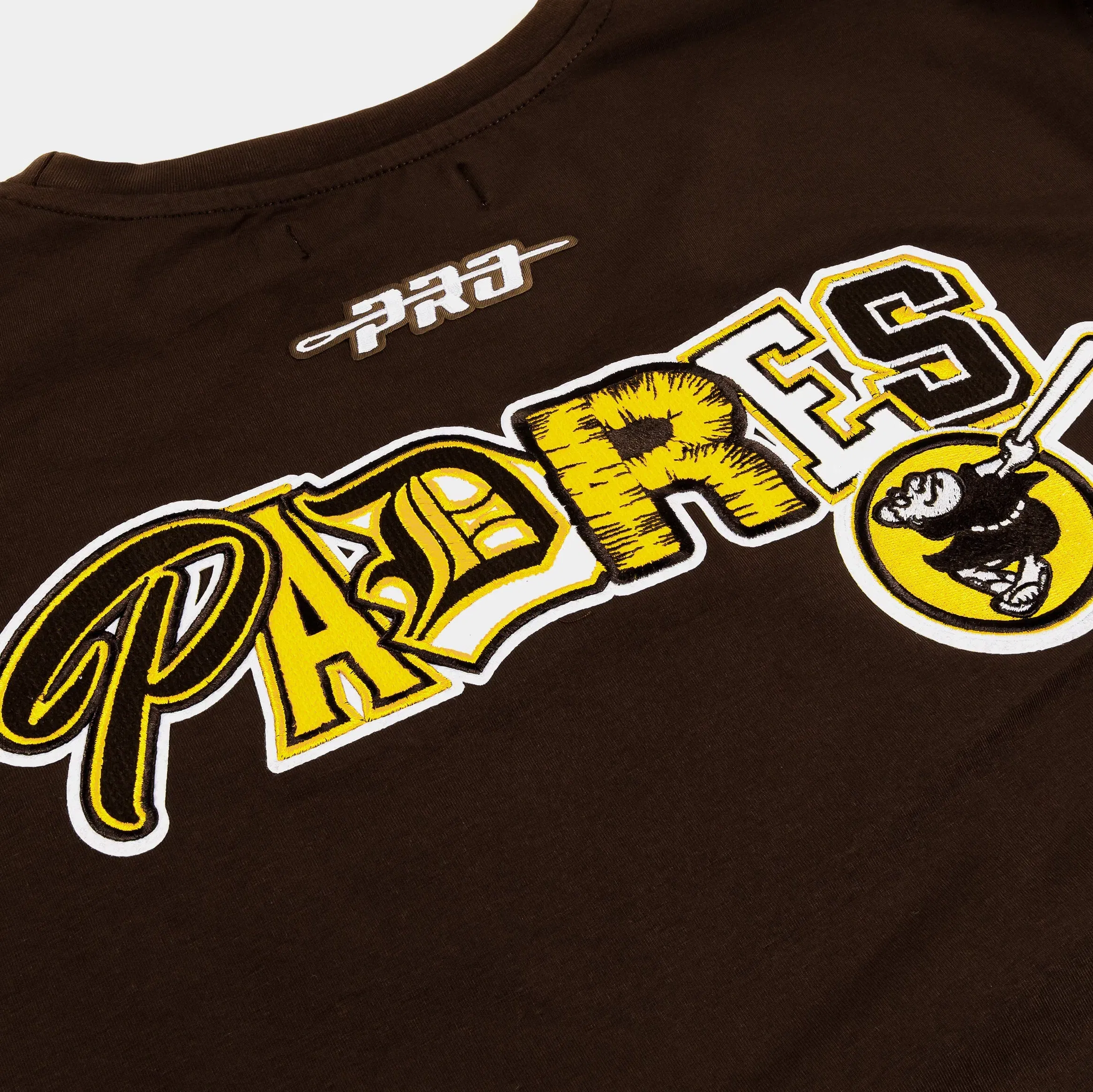 PRO STANDARD San Diego Padres City Mens Short Sleeve Shirt (Brown/Yellow)