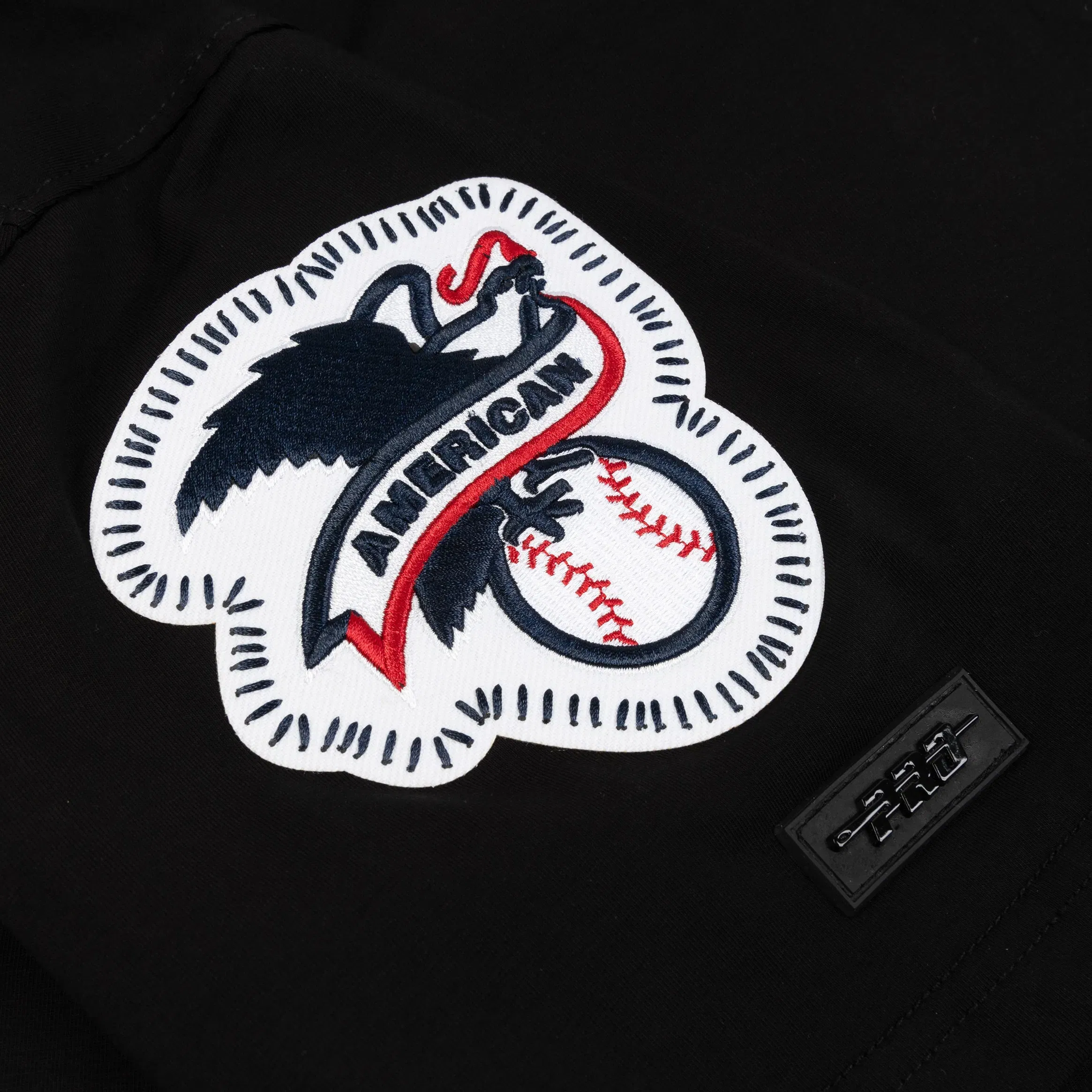 PRO STANDARD Texas Rangers DIY Pick Stitch Mens Short Sleeve Shirt (Black/White)