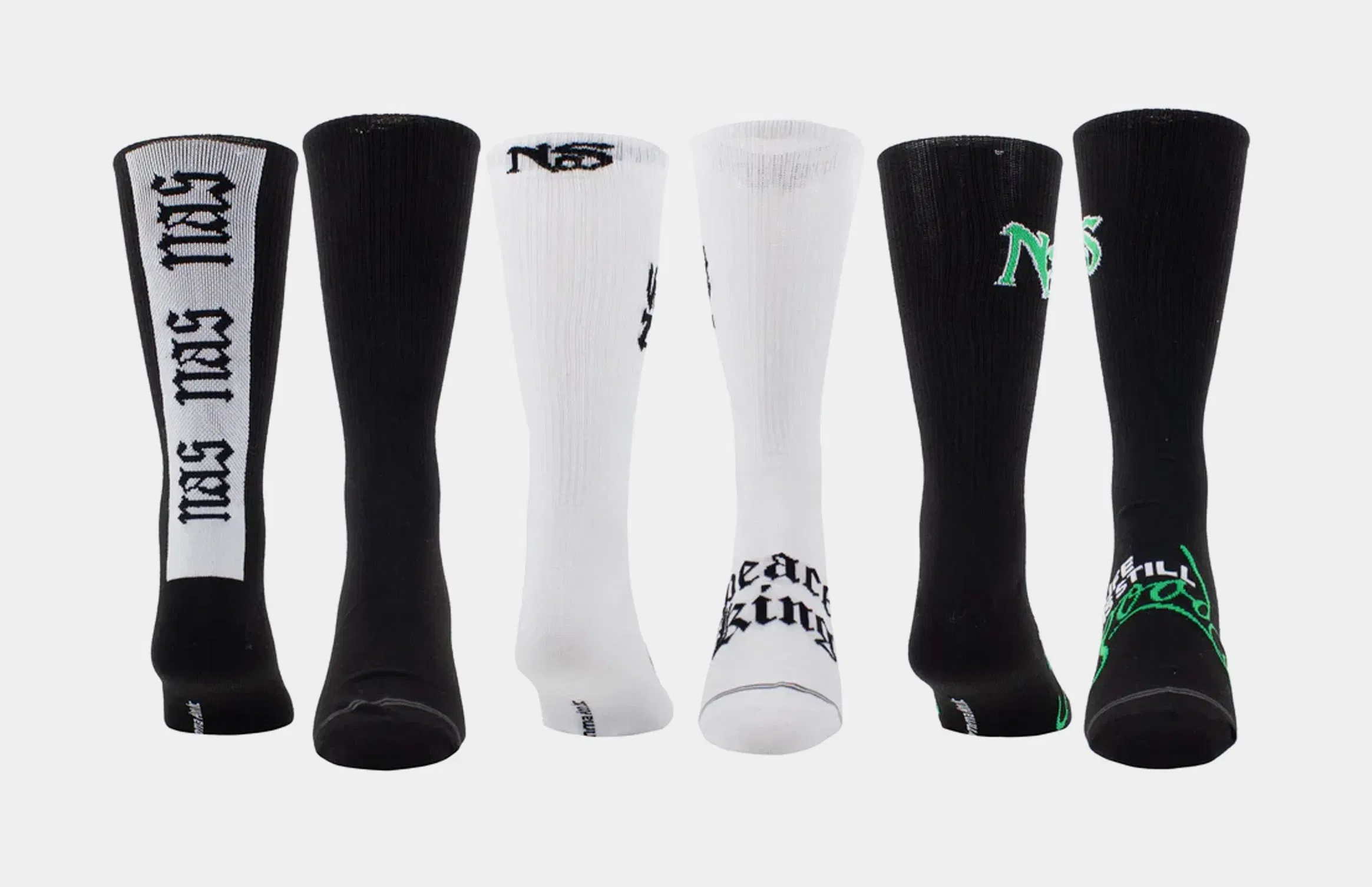 PERRI'S SOCKS Nas 3 Pack Crew Mens Sock (Black)